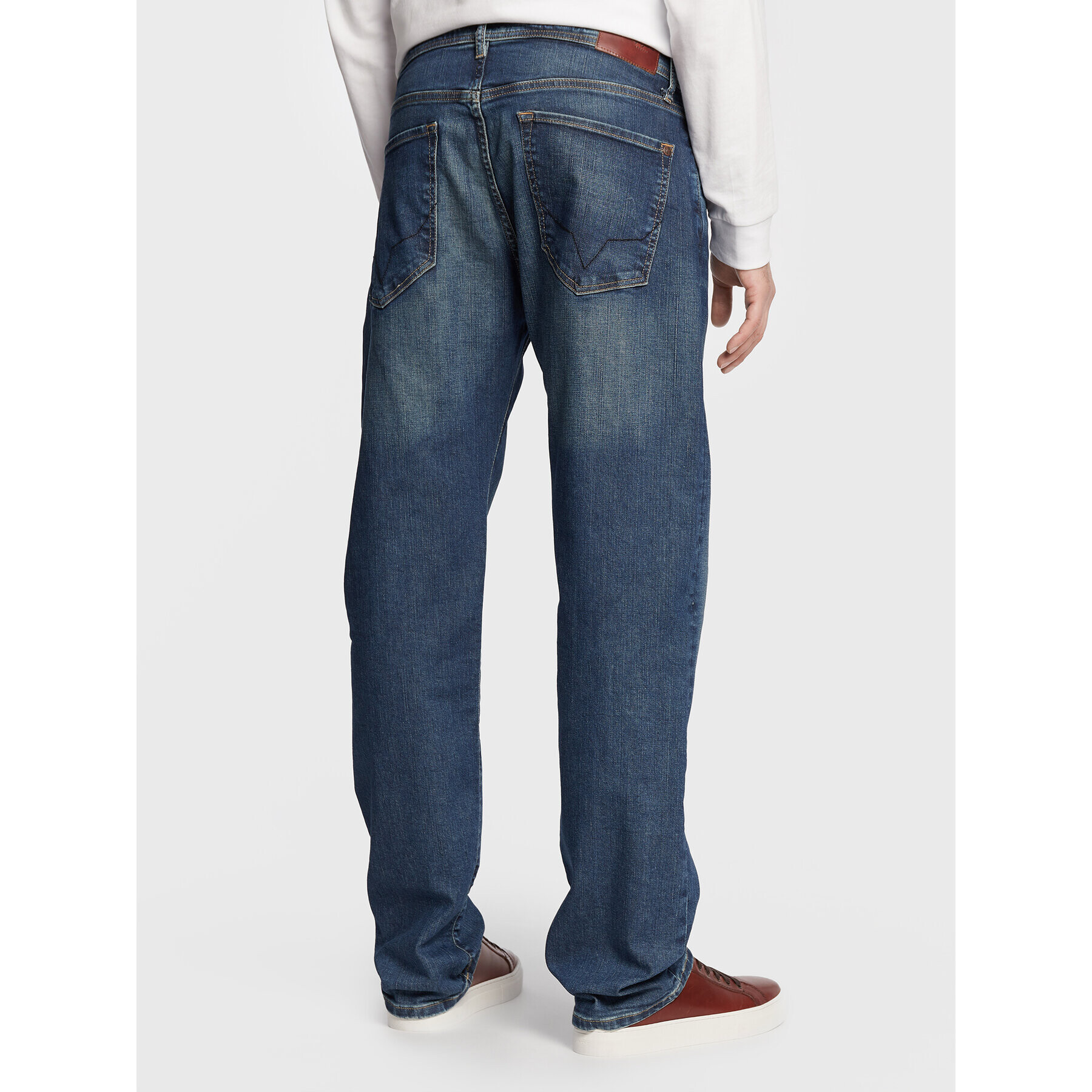 Pepe Jeans Jeansy Penn PM206739 Modrá Relaxed Fit - Pepit.cz