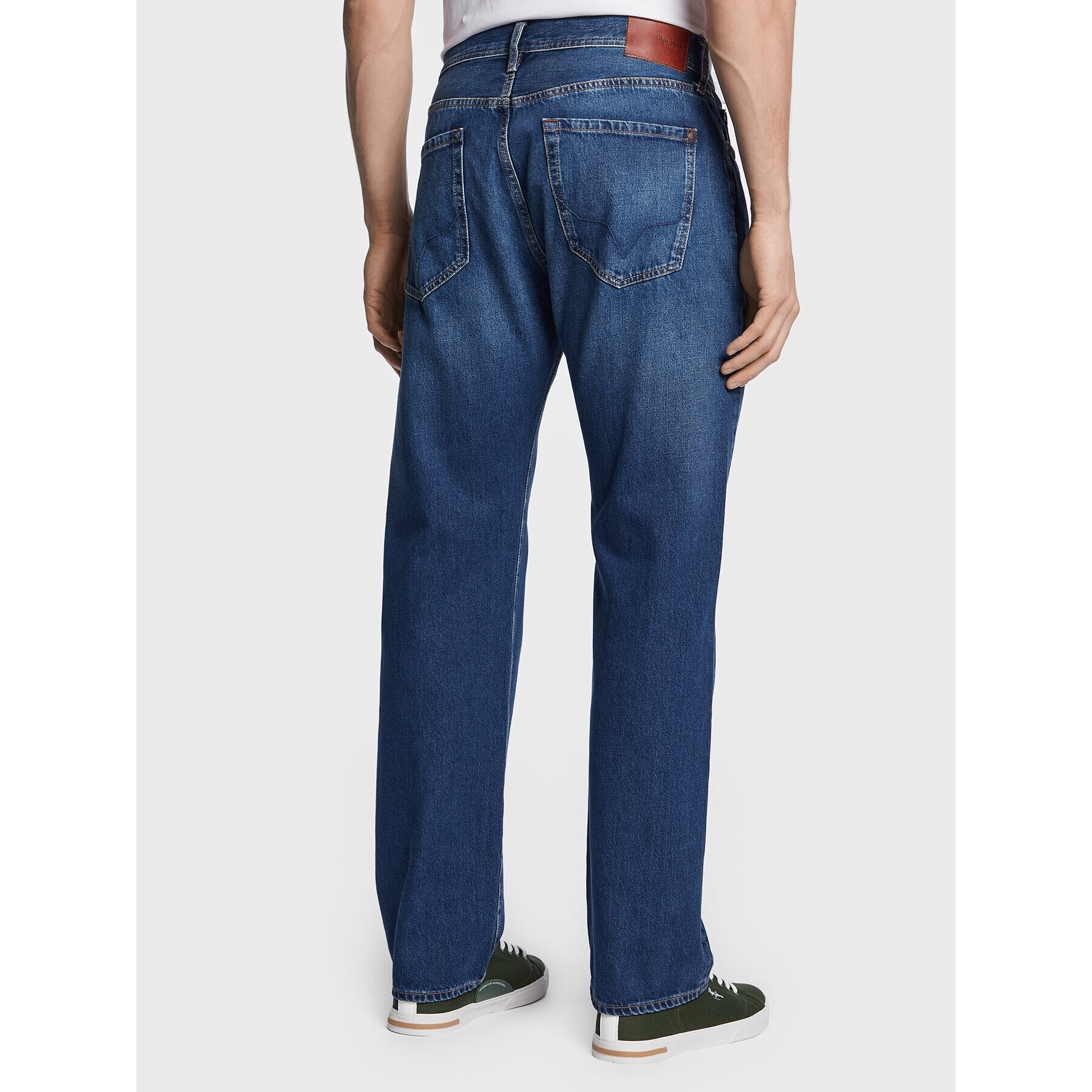 Pepe Jeans Jeansy Penn PM206739 Modrá Relaxed Fit - Pepit.cz