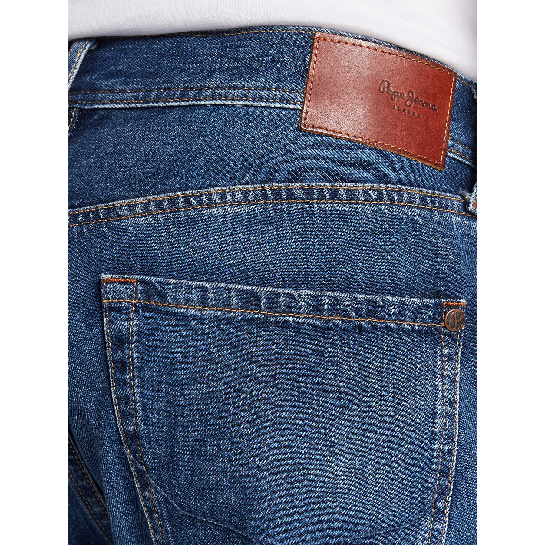 Pepe Jeans Jeansy Penn PM206739 Modrá Relaxed Fit - Pepit.cz