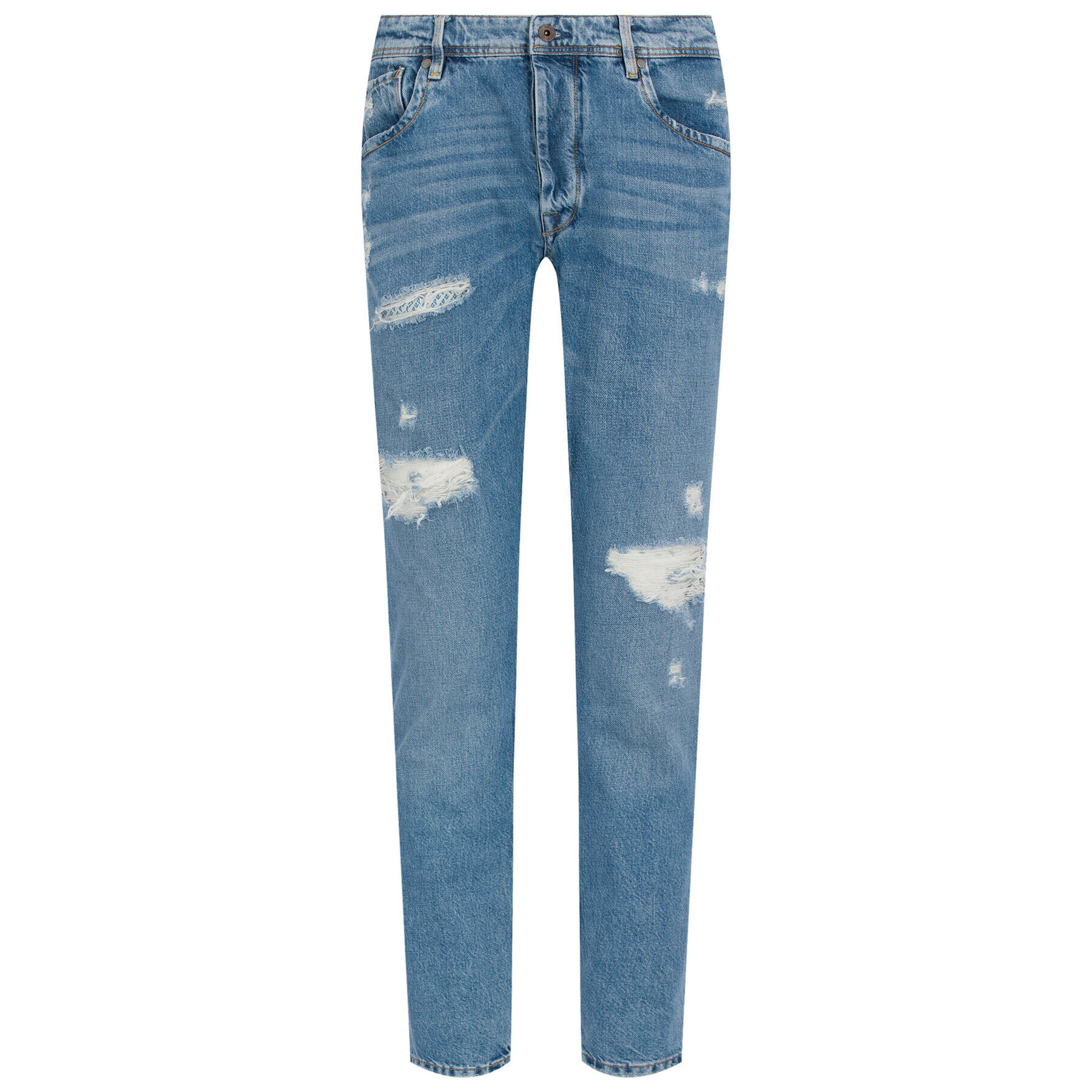 Pepe Jeans Jeansy PEPE ARCHIVE Callen Crop PM205117 Modrá Relaxed Fit - Pepit.cz