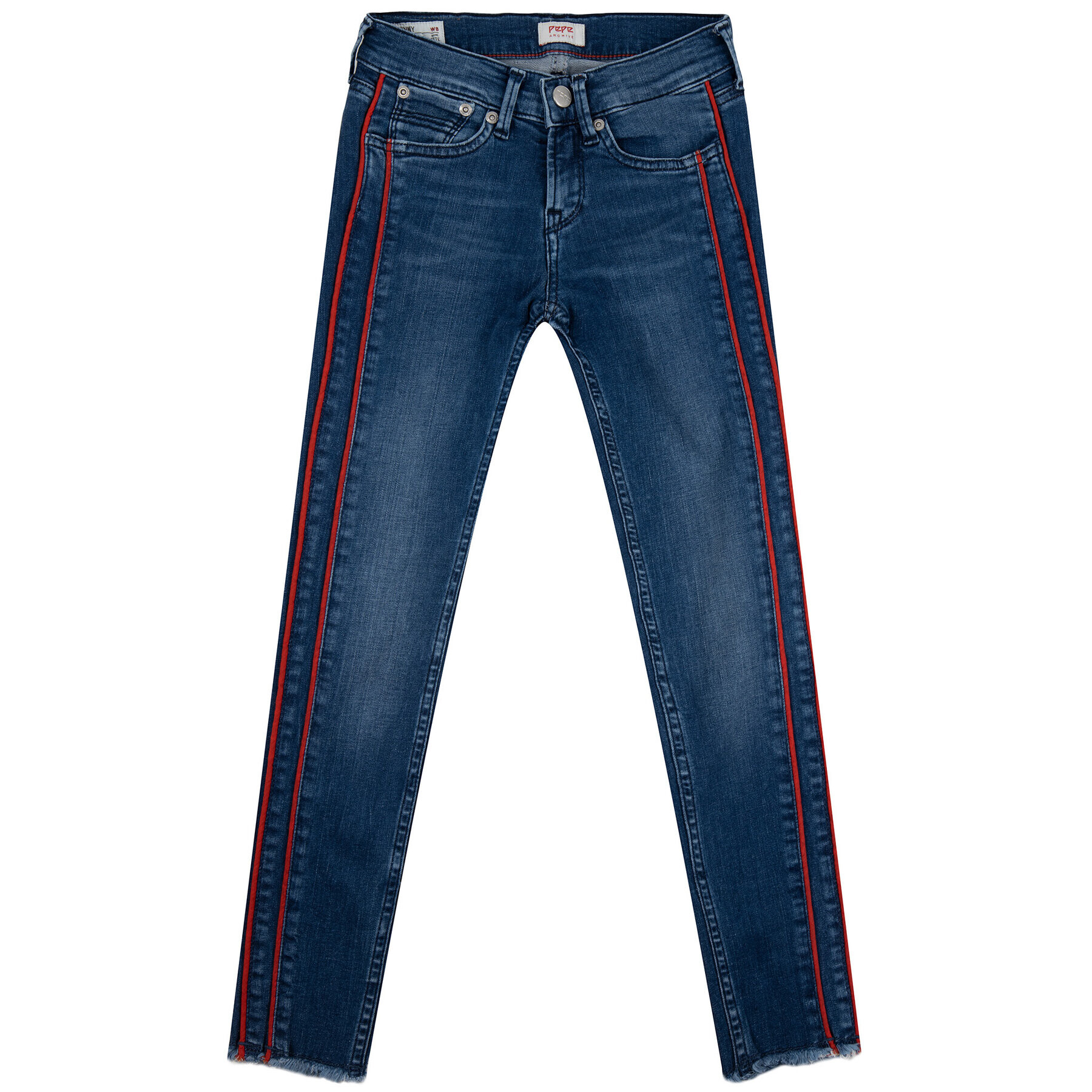 Pepe Jeans Jeansy PG201162 Tmavomodrá Skinny Fit - Pepit.cz