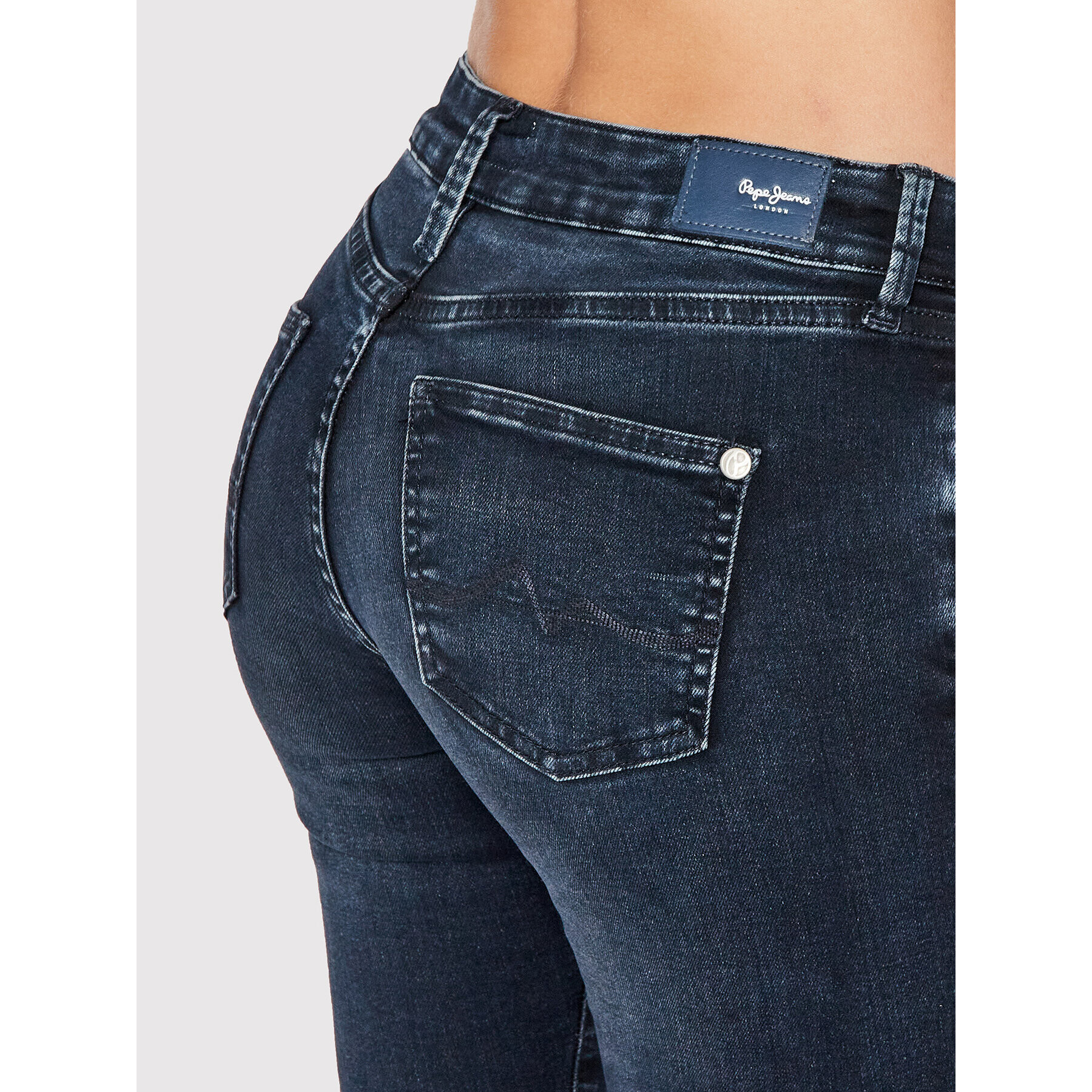 Pepe Jeans Jeansy Pixie PL204169 Tmavomodrá Skinny Fit - Pepit.cz