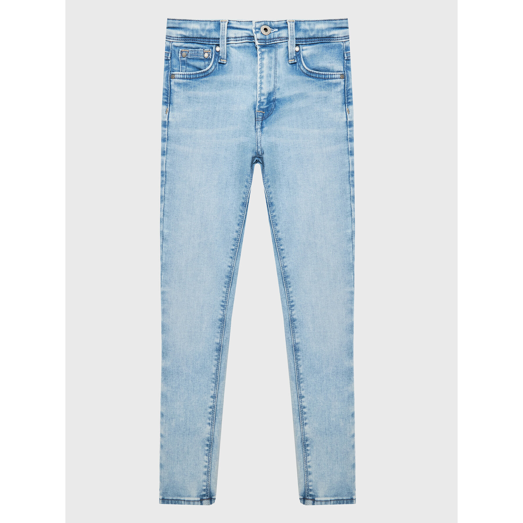 Pepe Jeans Jeansy Pixlette High PG201542PE2 Modrá Skinny Fit - Pepit.cz