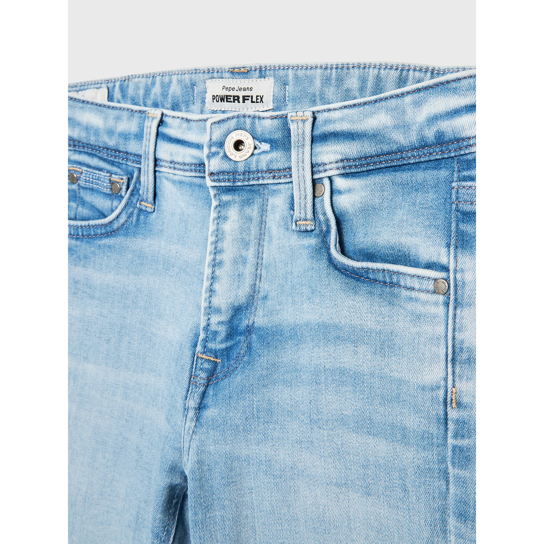 Pepe Jeans Jeansy Pixlette High PG201542PE2 Modrá Skinny Fit - Pepit.cz