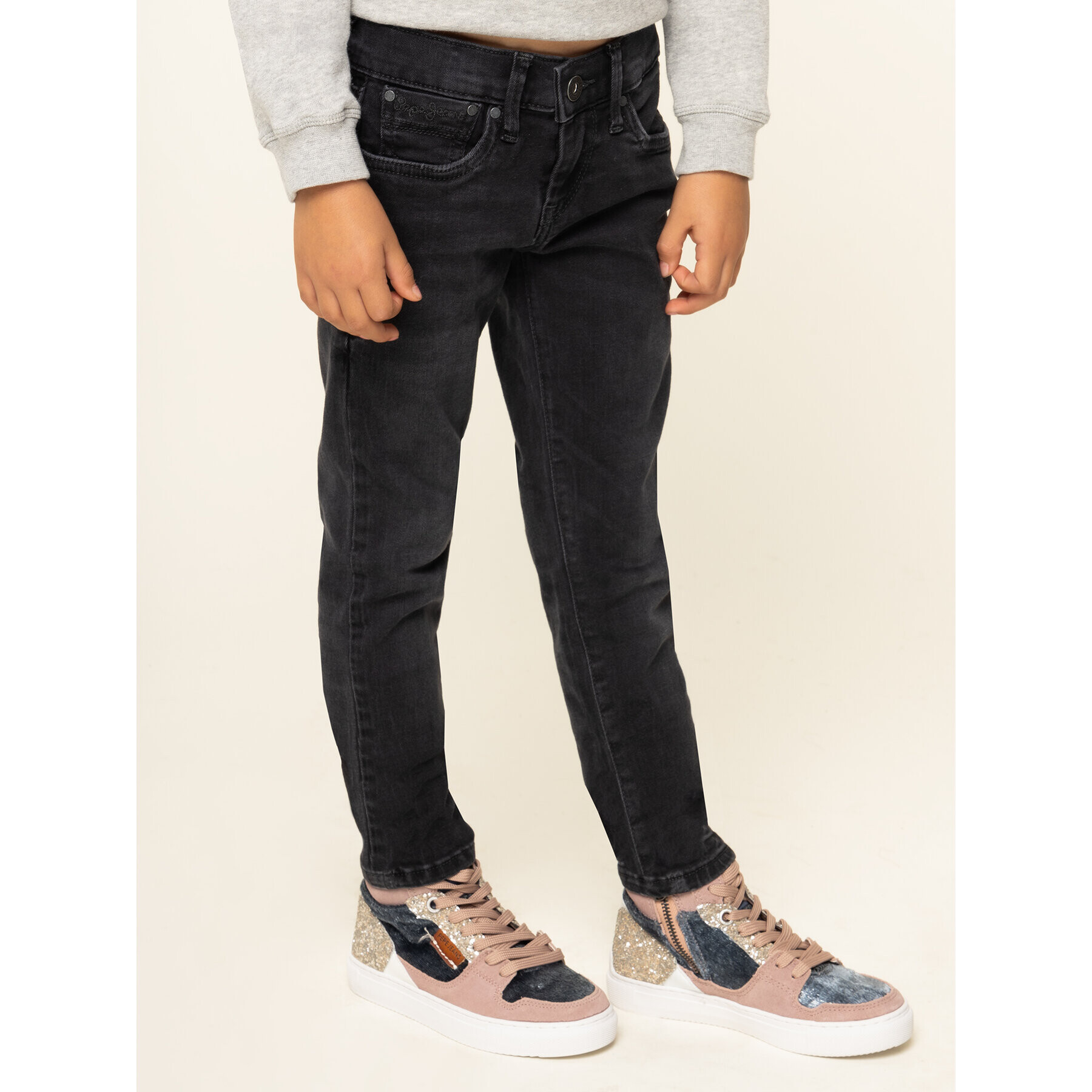 Pepe Jeans Jeansy Pixlette PG200242 Černá Skinny Fit - Pepit.cz