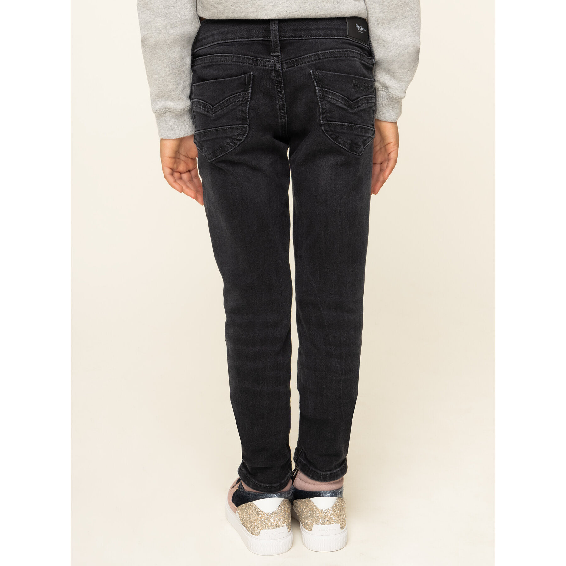 Pepe Jeans Jeansy Pixlette PG200242 Černá Skinny Fit - Pepit.cz