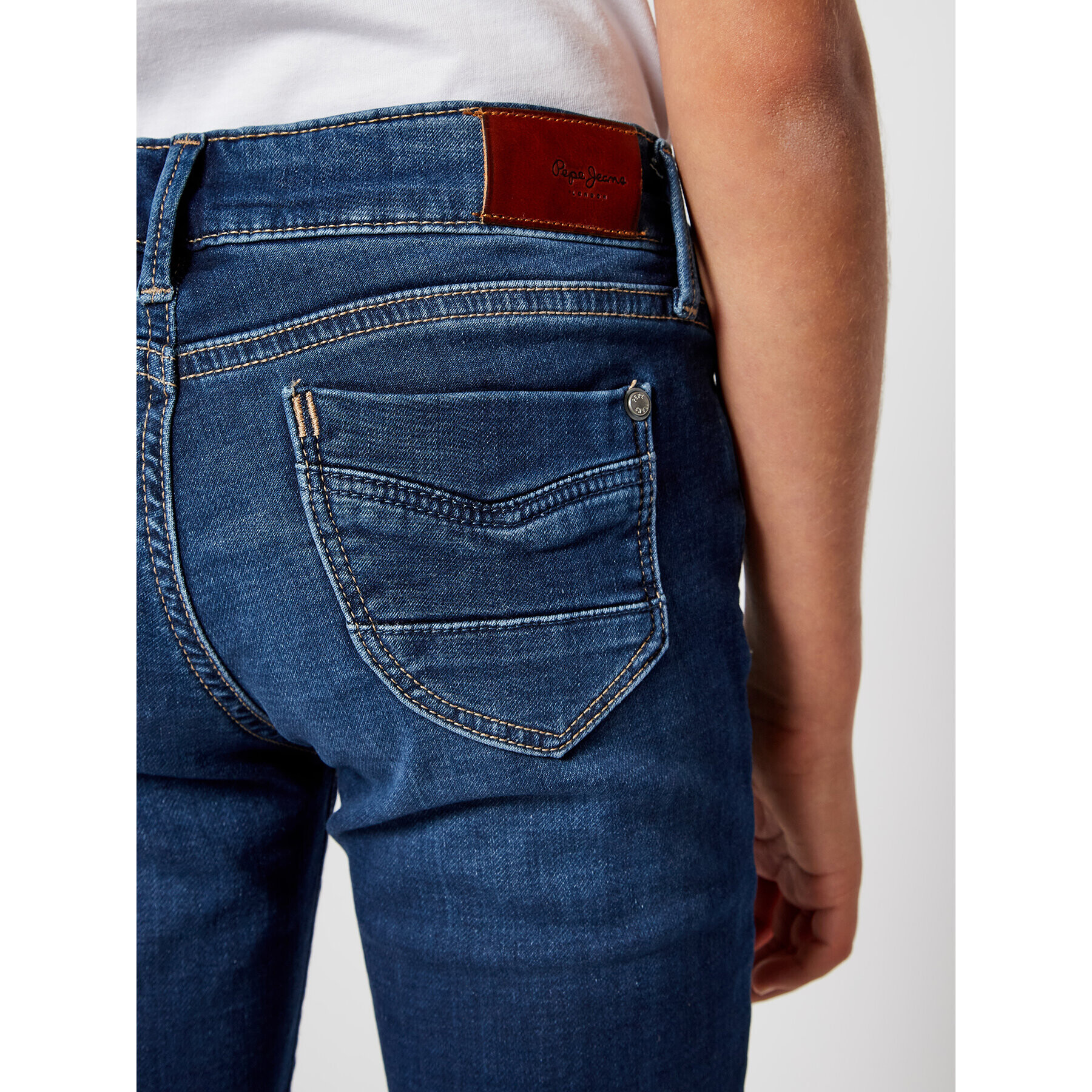 Pepe Jeans Jeansy Pixlette PG200242 Tmavomodrá Skinny Fit - Pepit.cz