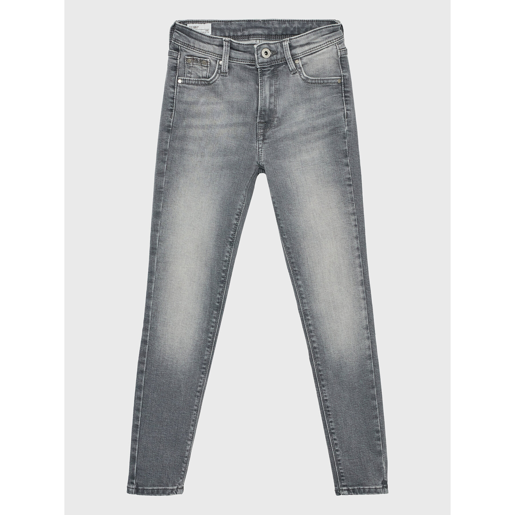 Pepe Jeans Jeansy Pixlette PG201542 Šedá Skinny Fit - Pepit.cz