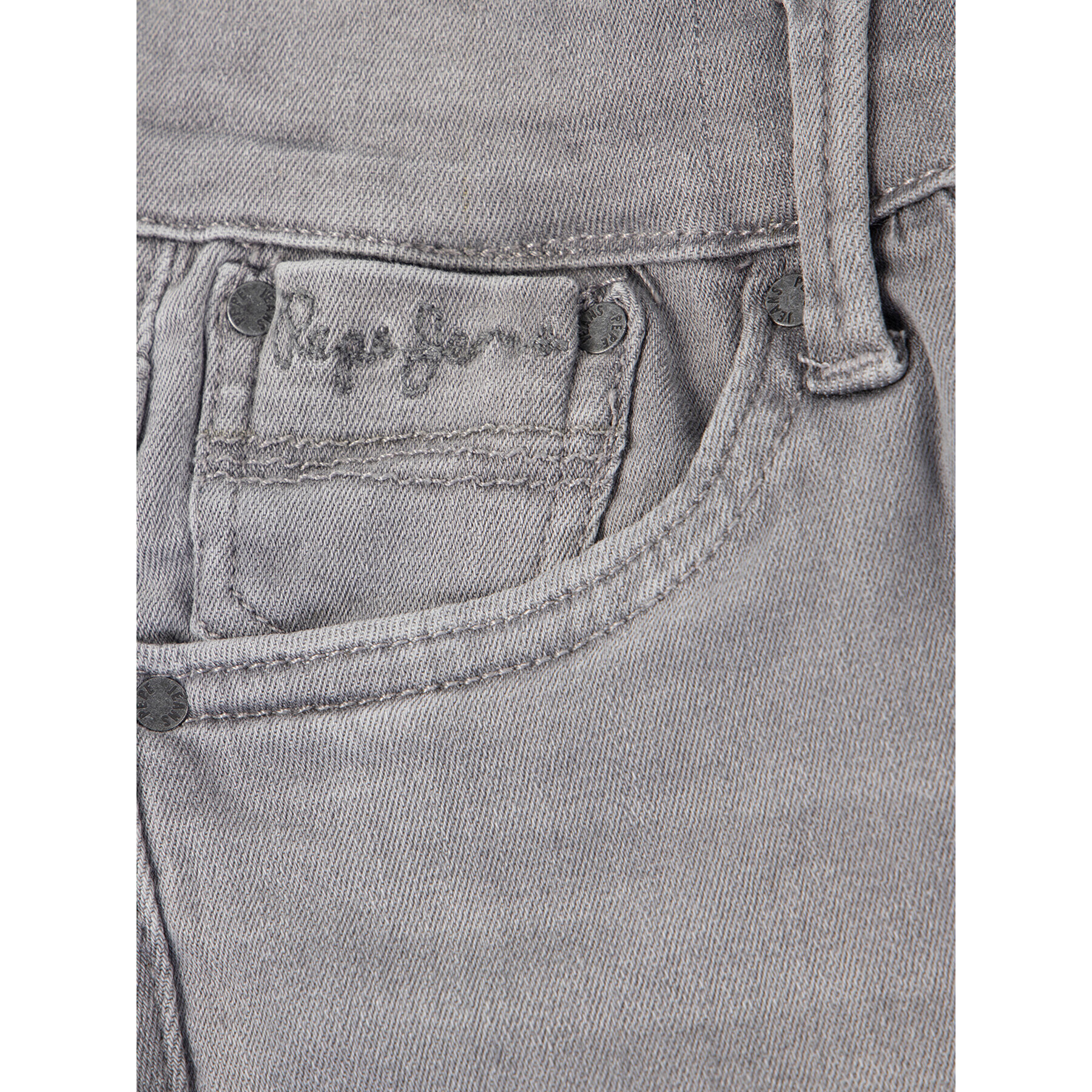 Pepe Jeans Jeansy Pixlette UK5 PG200242 Šedá Skinny Fit - Pepit.cz