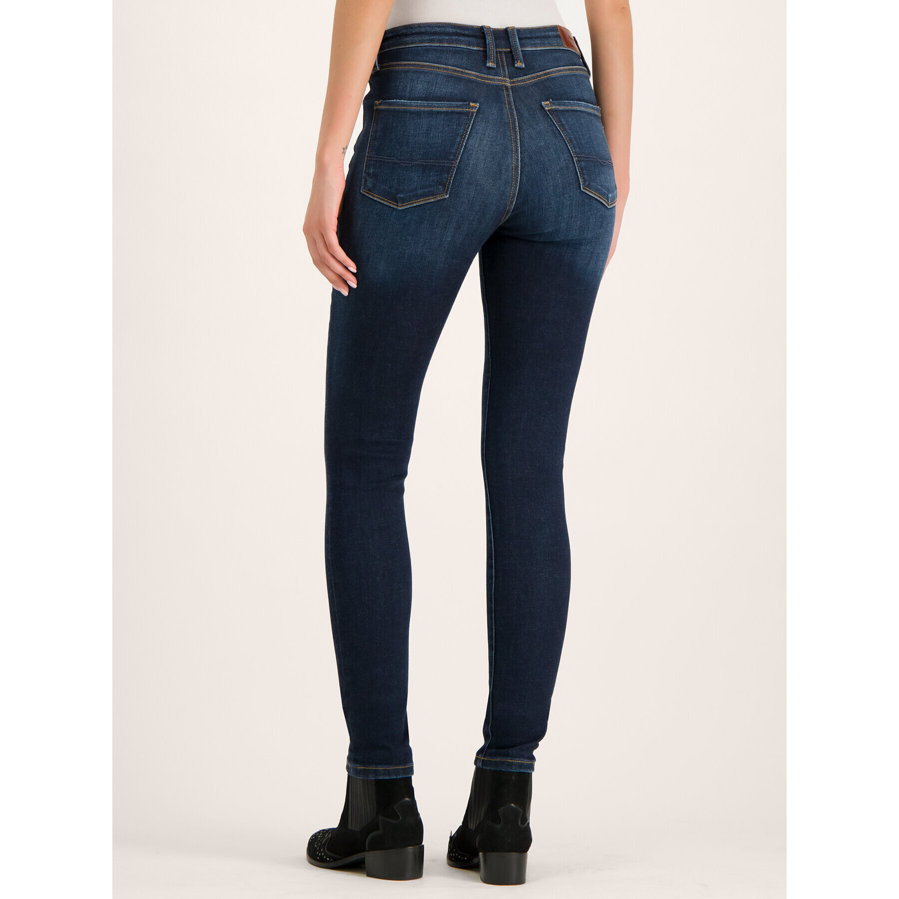 Pepe Jeans Jeansy Regent PL200398 Tmavomodrá Skinny Fit - Pepit.cz