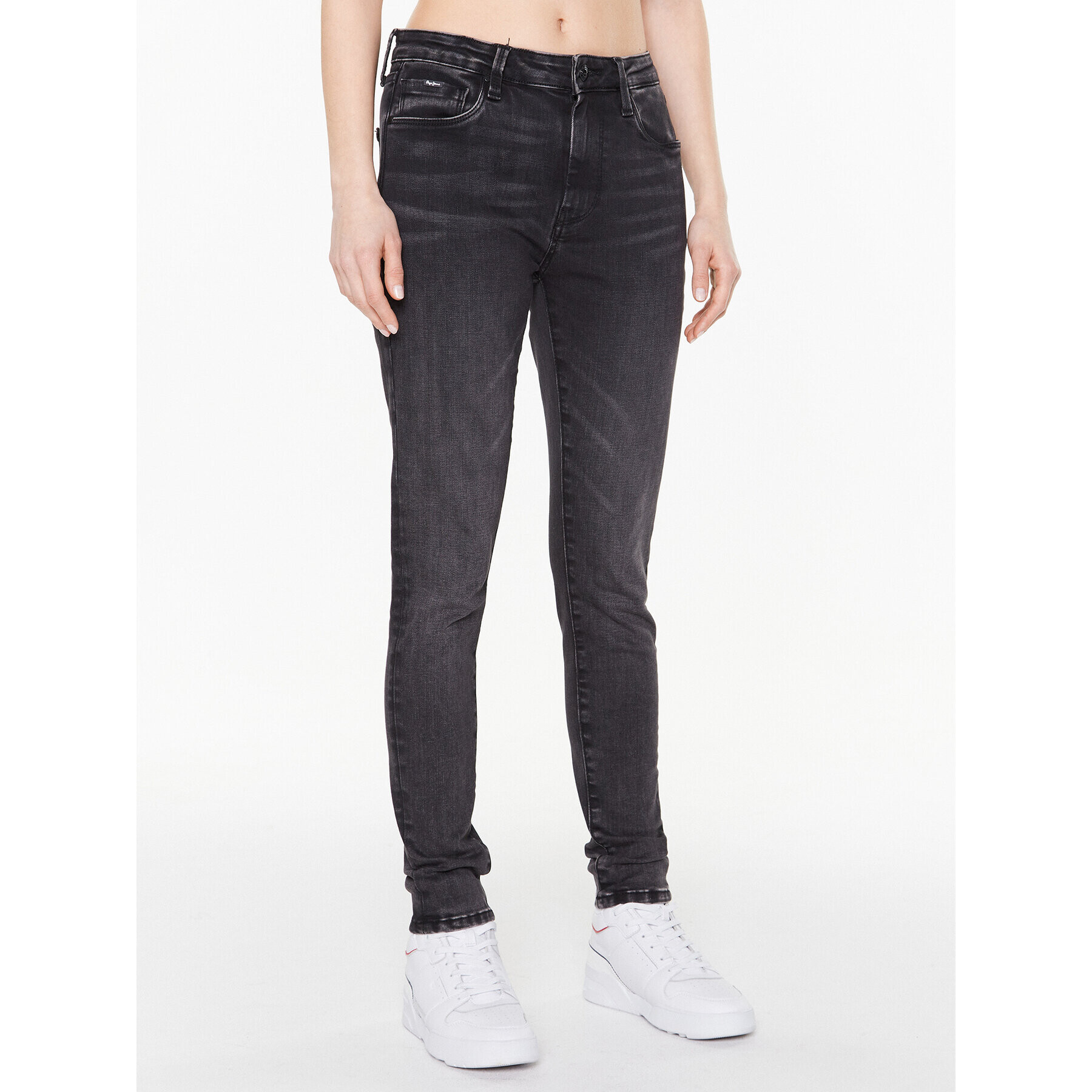 Pepe Jeans Jeansy Regent PL204171 Černá Skinny Fit - Pepit.cz