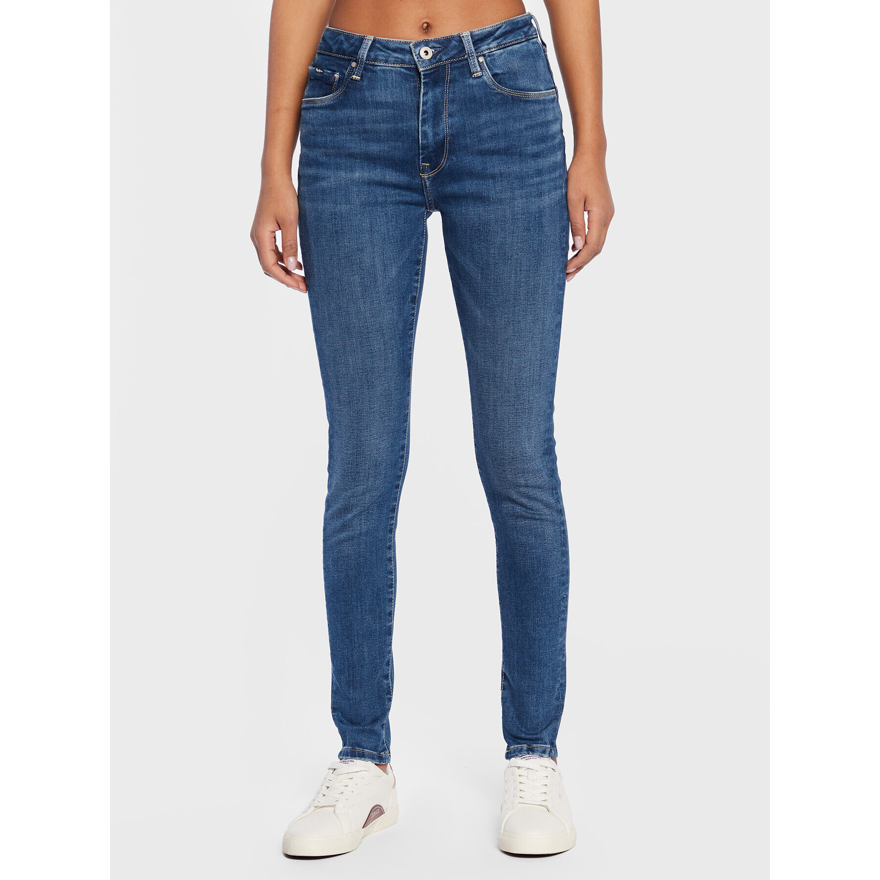 Pepe Jeans Jeansy Regent PL204171 Modrá Skinny Fit - Pepit.cz