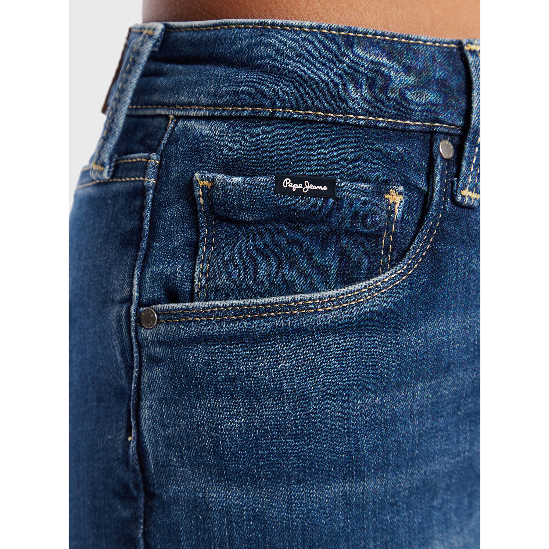 Pepe Jeans Jeansy Regent PL204171 Modrá Skinny Fit - Pepit.cz