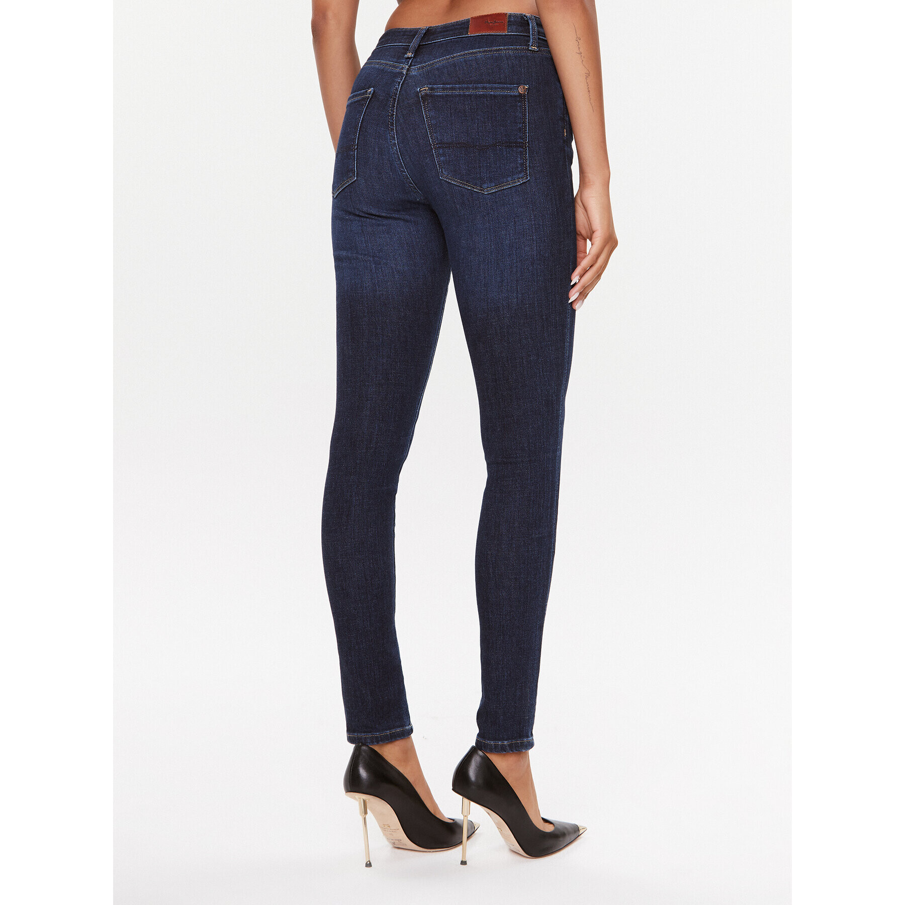 Pepe Jeans Jeansy Regent PL204171 Tmavomodrá Skinny Fit - Pepit.cz