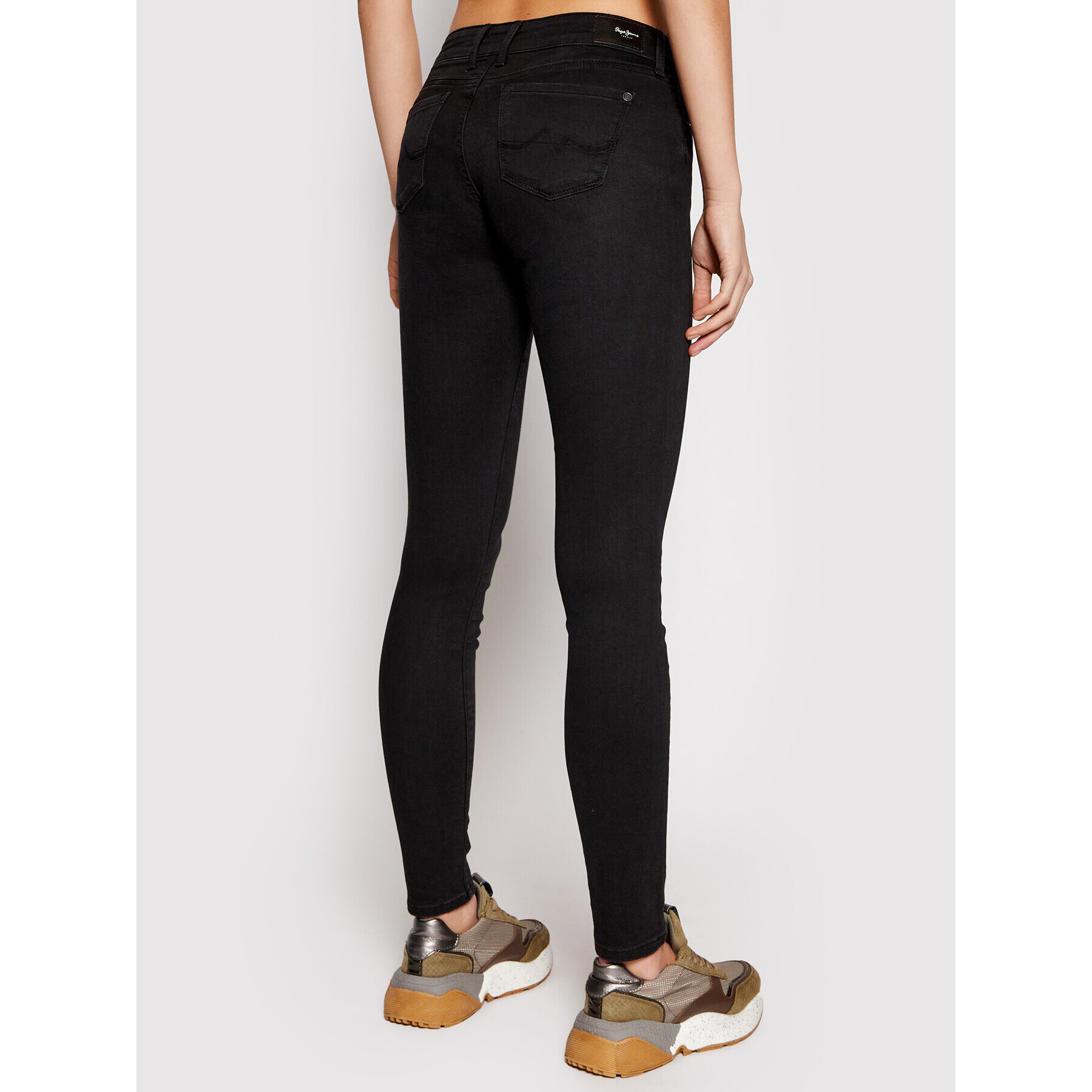 Pepe Jeans Jeansy Soho PL201040 Černá Skinny Fit - Pepit.cz