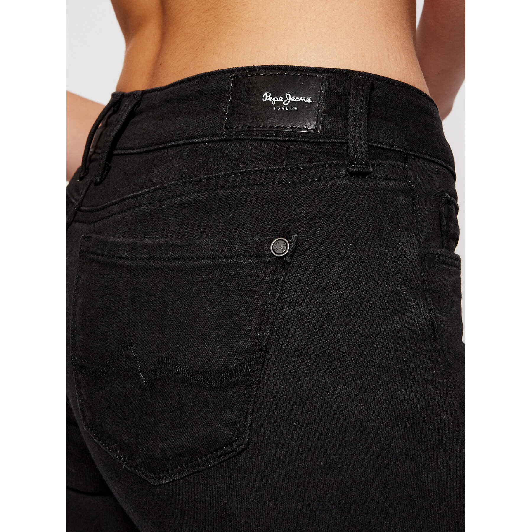 Pepe Jeans Jeansy Soho PL201040 Černá Skinny Fit - Pepit.cz