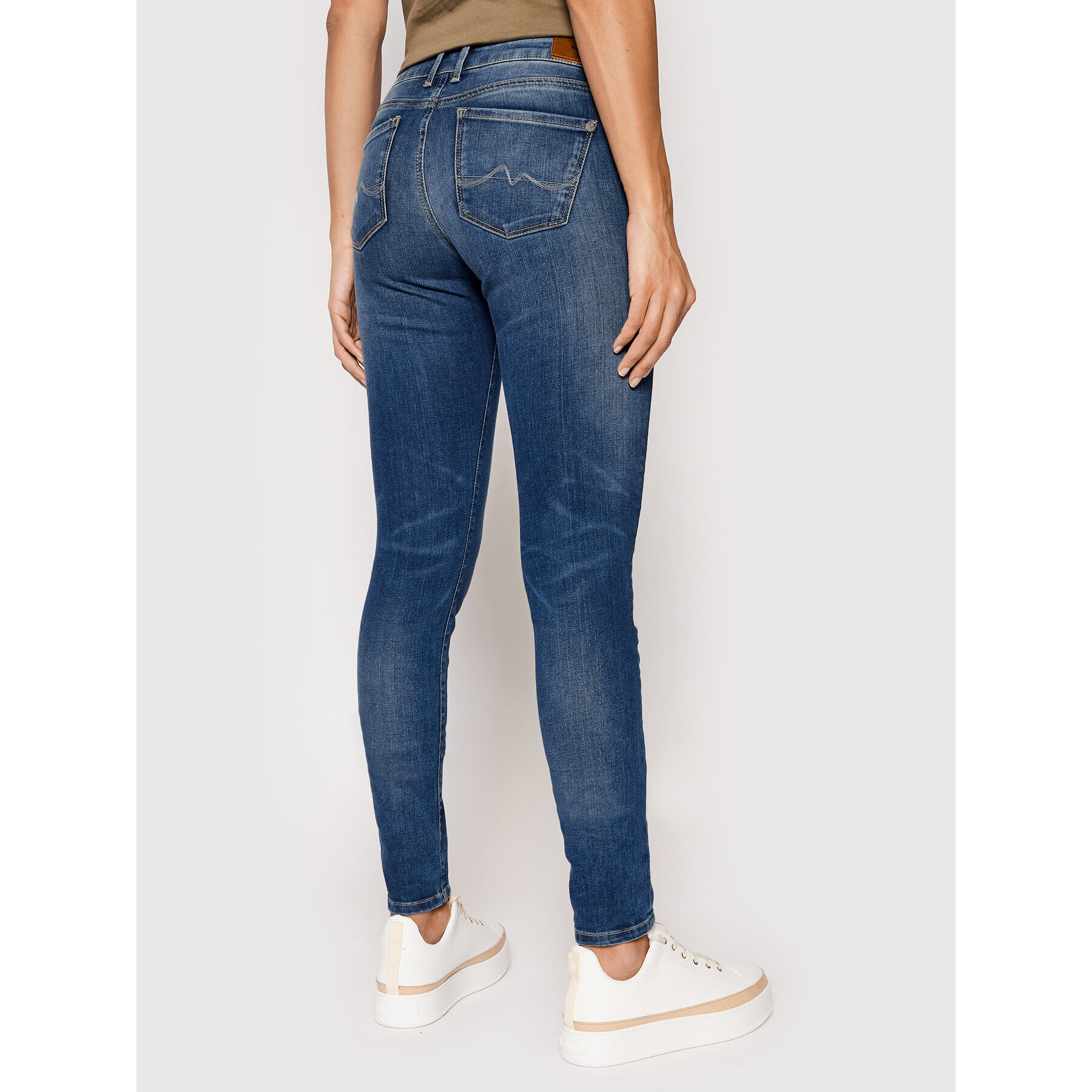 Pepe Jeans Jeansy Soho PL204174 Modrá Skinny Fit - Pepit.cz