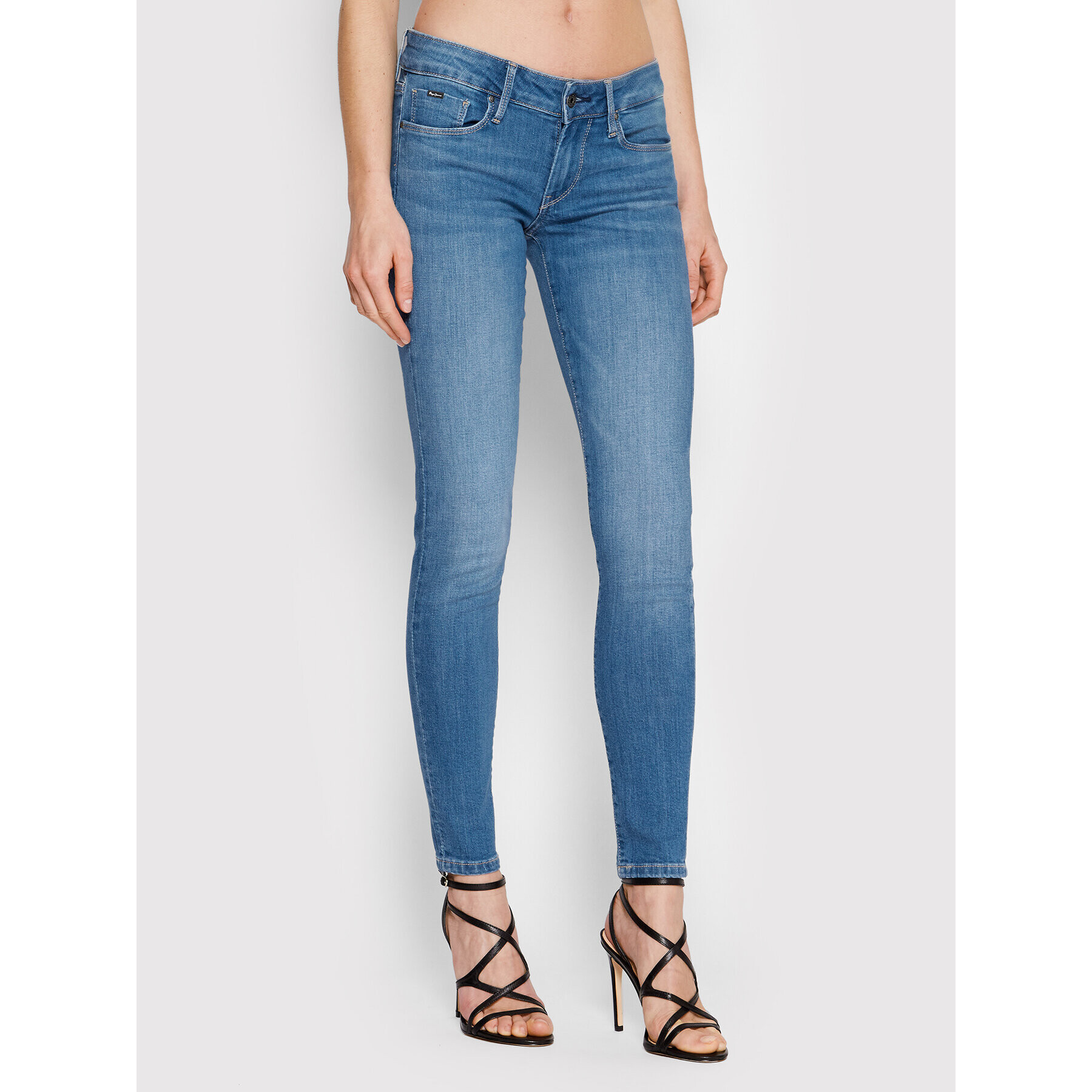 Pepe Jeans Jeansy Soho PL204174 Modrá Skinny Fit - Pepit.cz