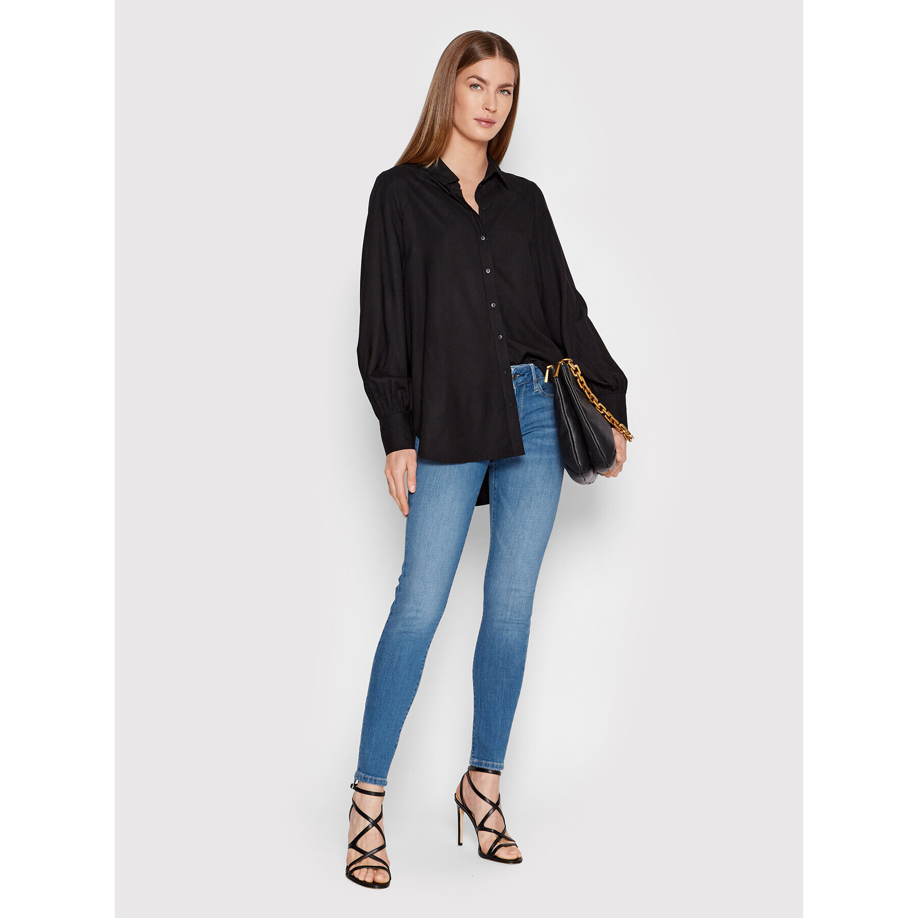 Pepe Jeans Jeansy Soho PL204174 Modrá Skinny Fit - Pepit.cz