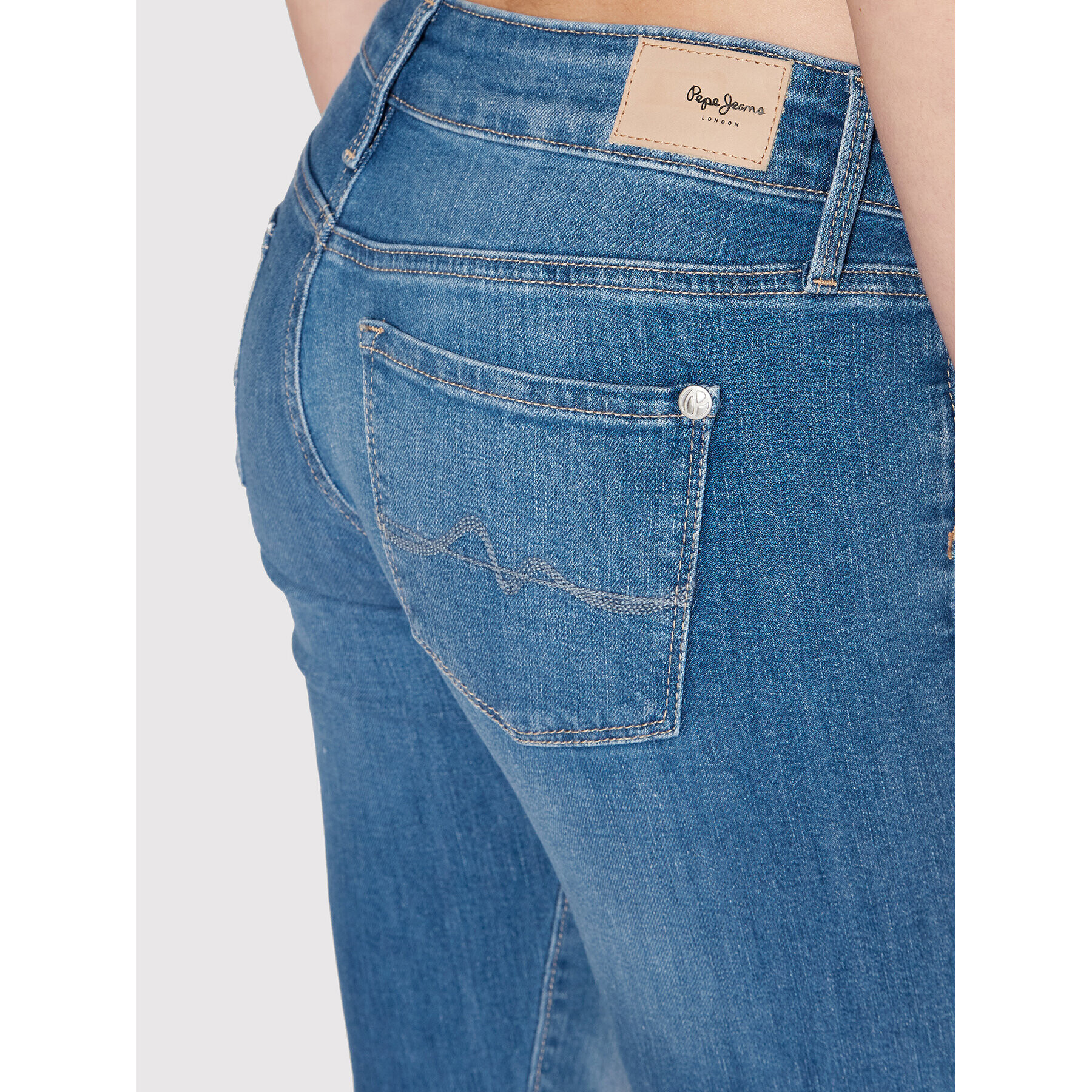 Pepe Jeans Jeansy Soho PL204174 Modrá Skinny Fit - Pepit.cz