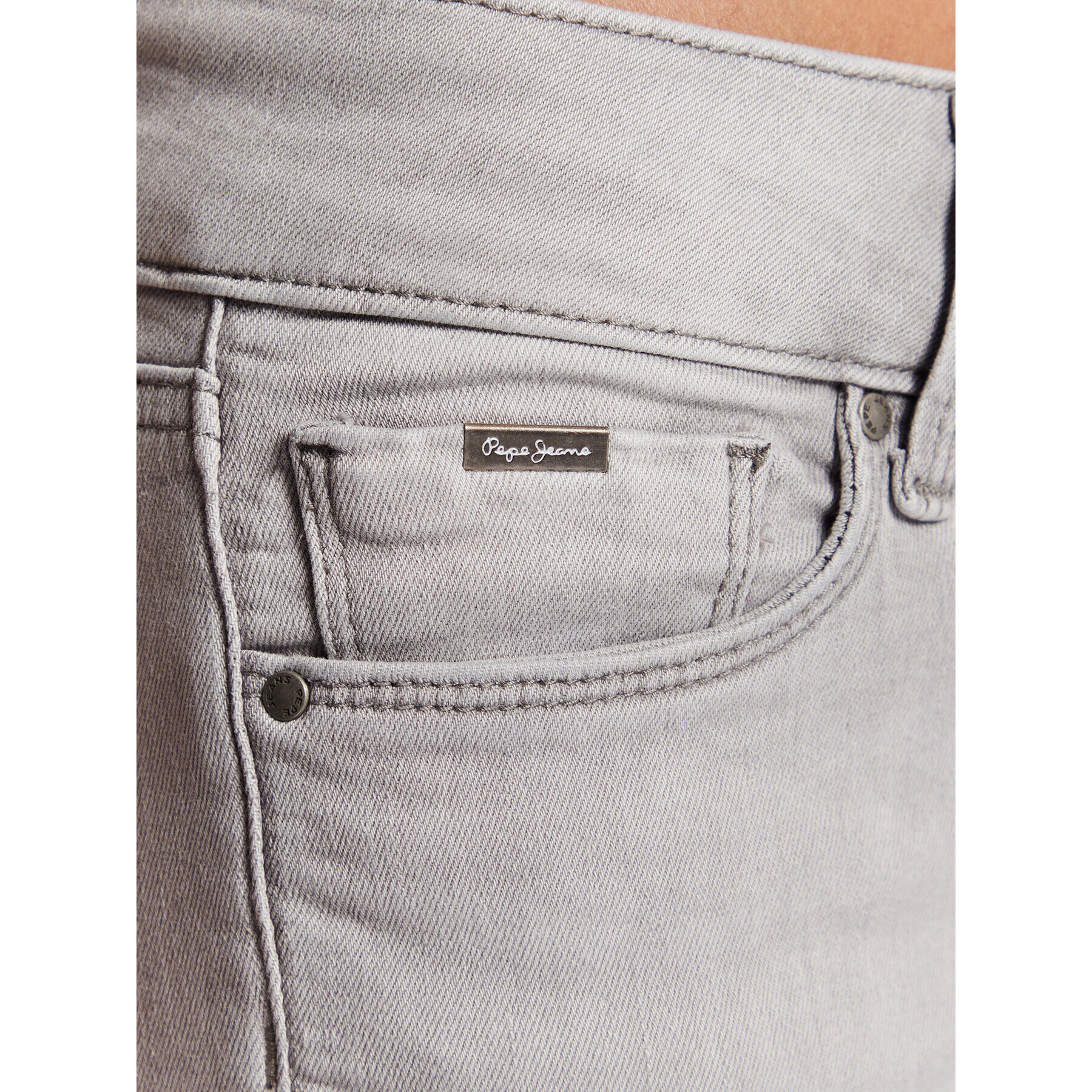 Pepe Jeans Jeansy Soho PL204174 Šedá Skinny Fit - Pepit.cz