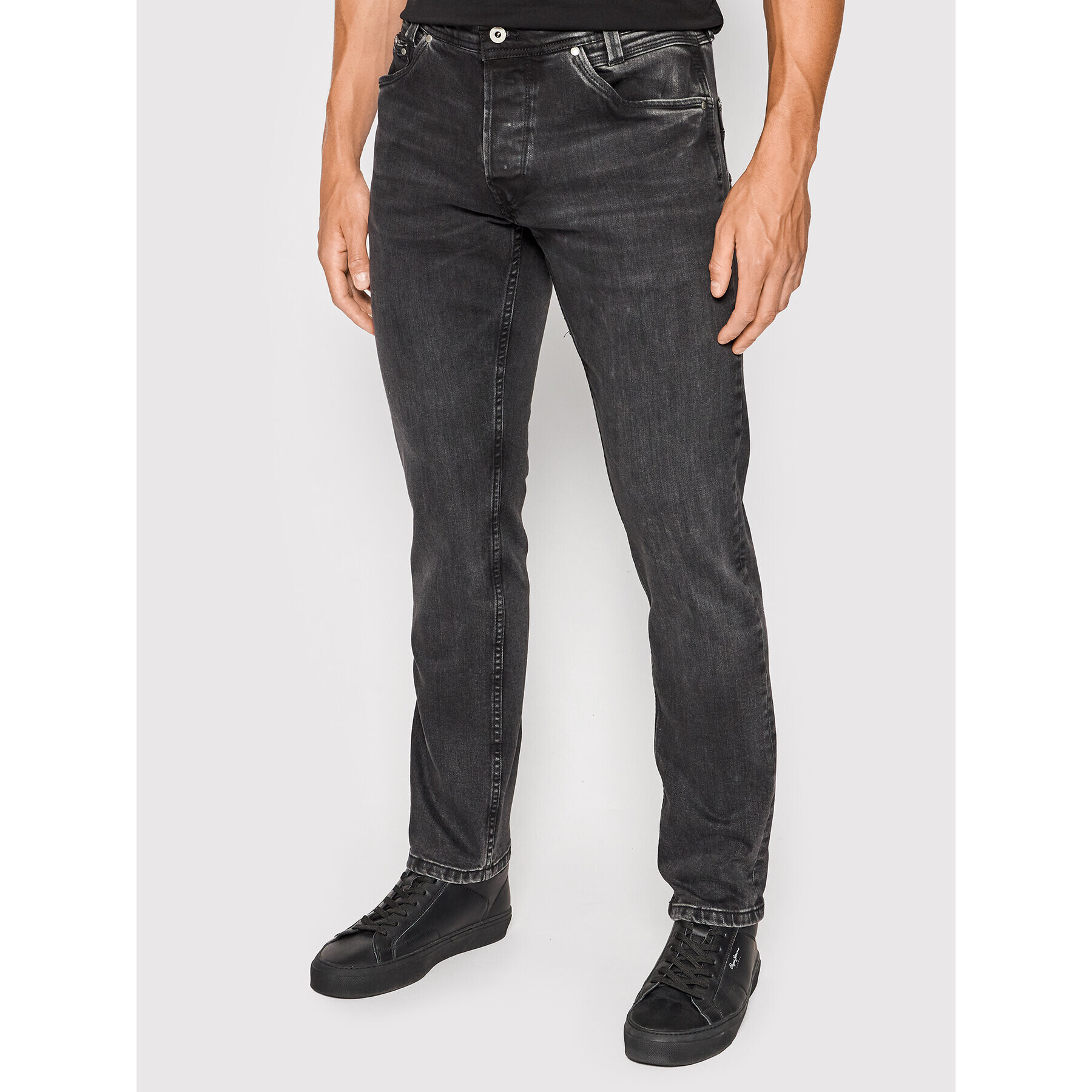 Pepe Jeans Jeansy Spike PM206325 Černá Regular Fit - Pepit.cz