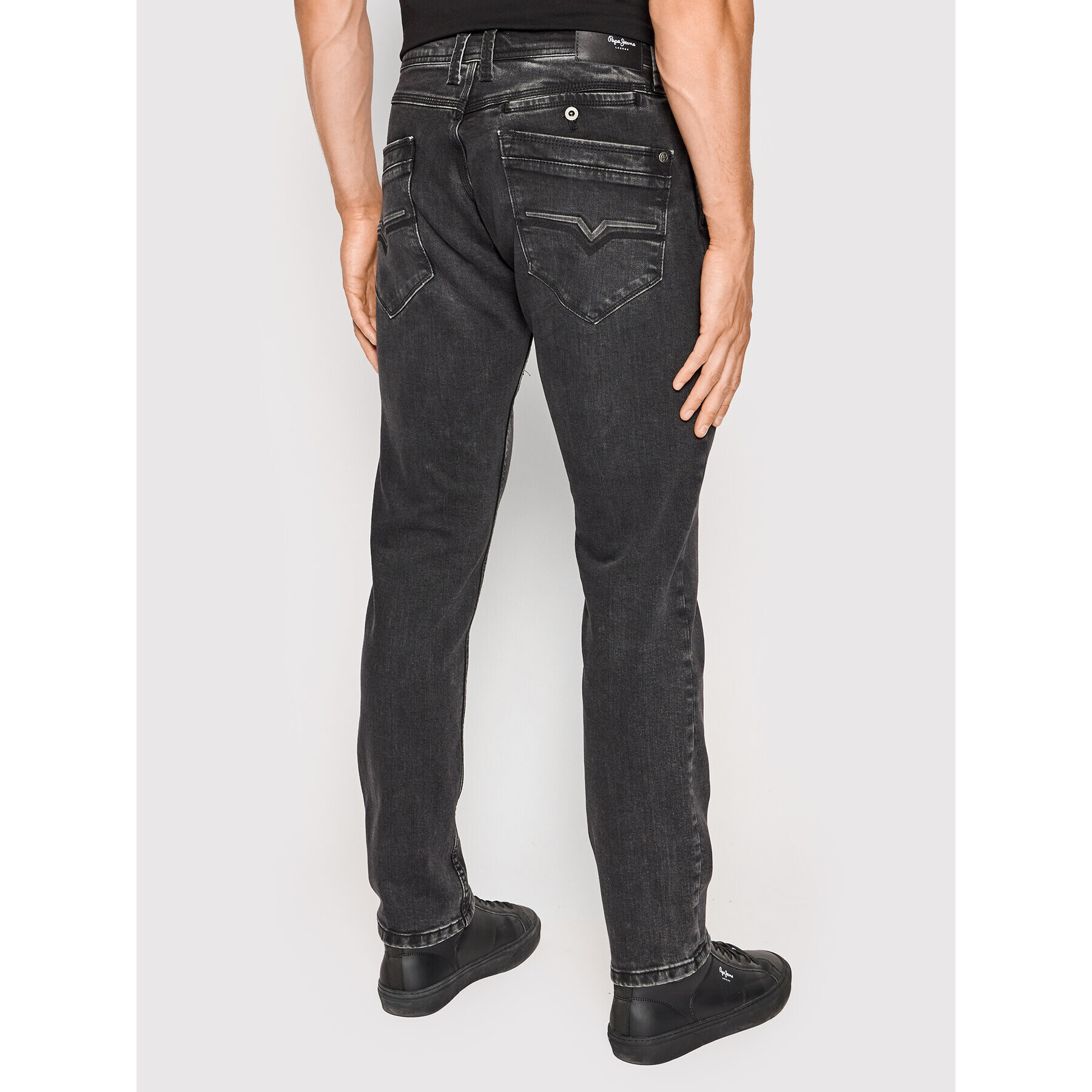 Pepe Jeans Jeansy Spike PM206325 Černá Regular Fit - Pepit.cz