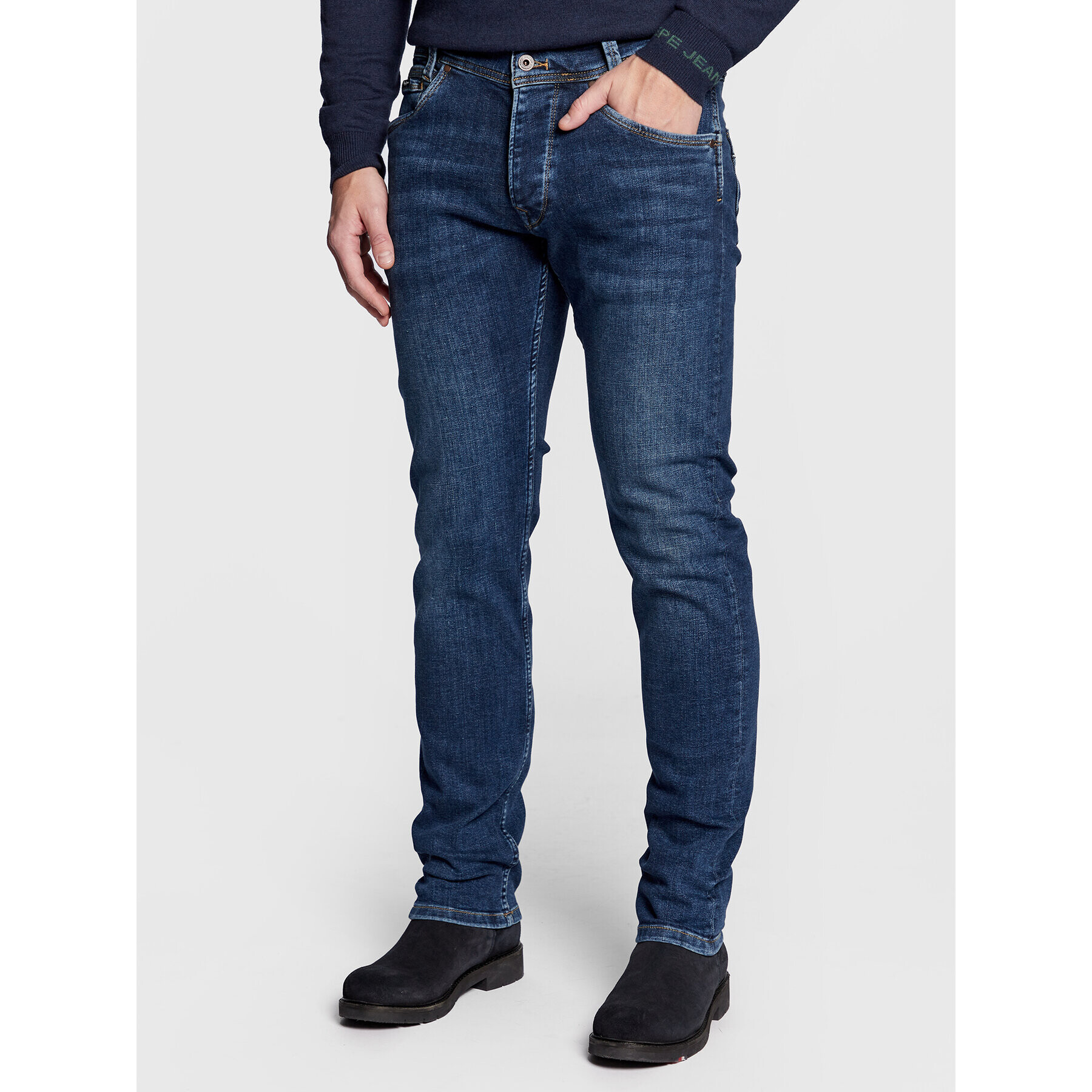 Pepe Jeans Jeansy Spike PM206325 Modrá Regular Fit - Pepit.cz