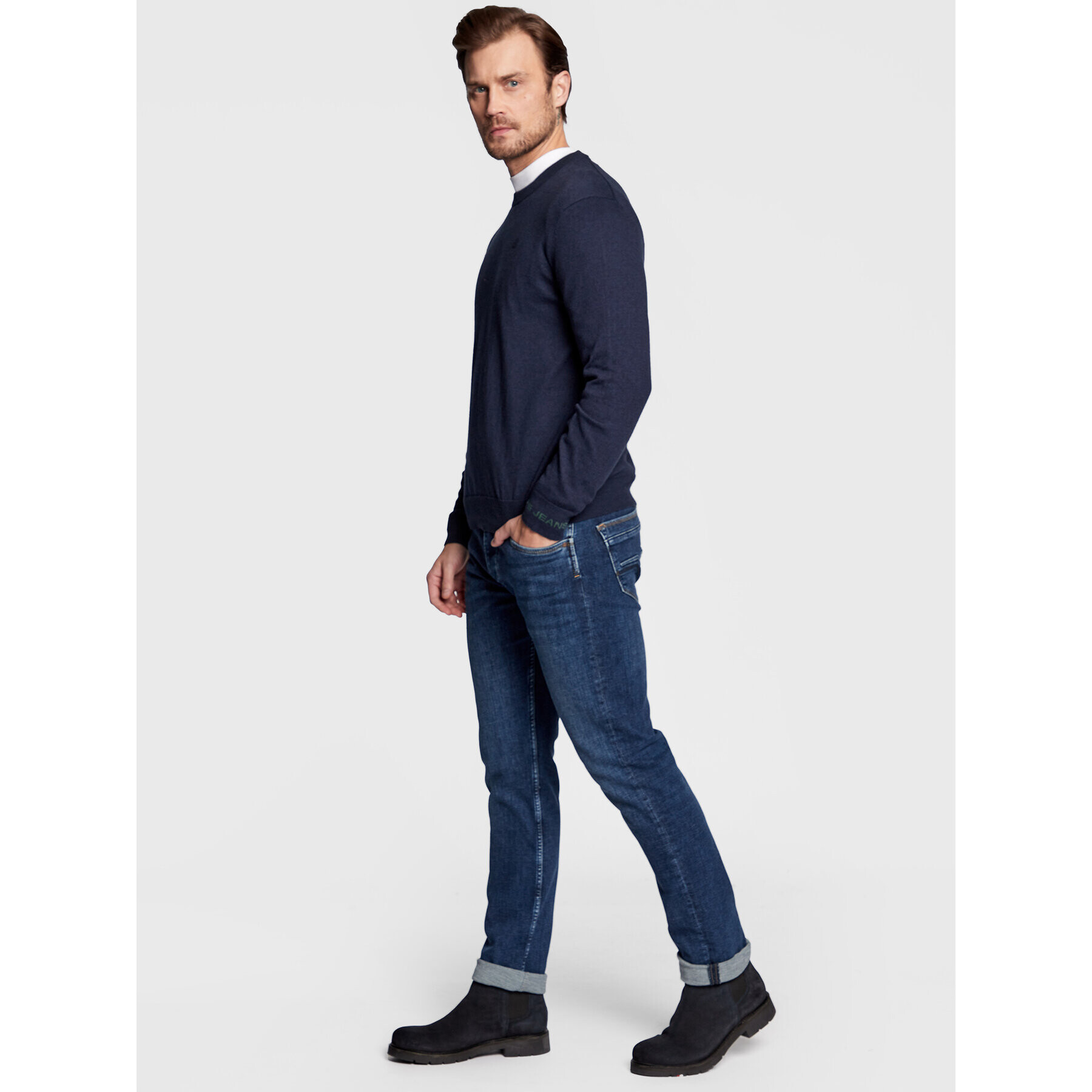 Pepe Jeans Jeansy Spike PM206325 Modrá Regular Fit - Pepit.cz