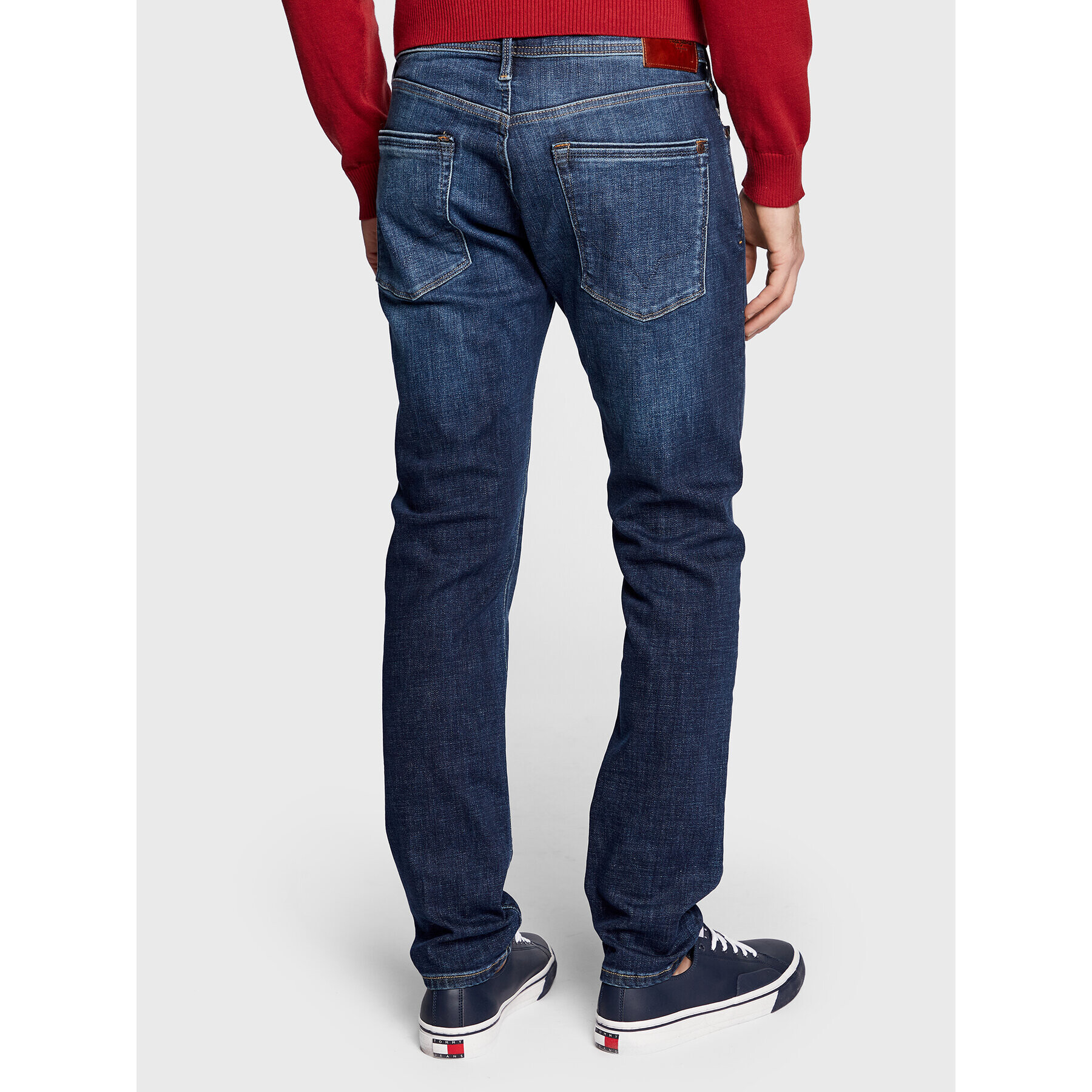 Pepe Jeans Jeansy Stanley PM206326 Modrá Taper Fit - Pepit.cz