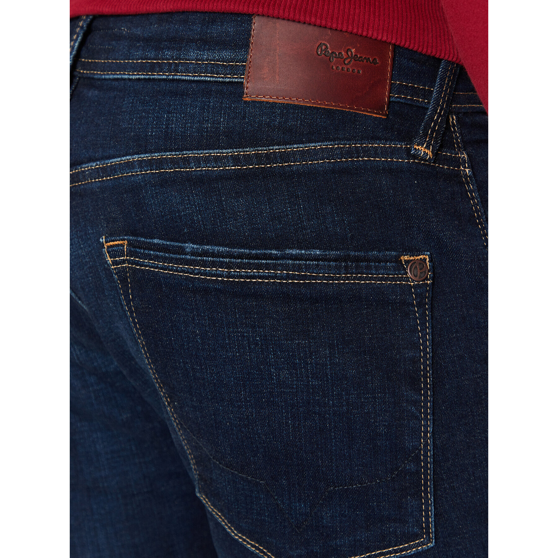 Pepe Jeans Jeansy Stanley PM206326 Modrá Taper Fit - Pepit.cz