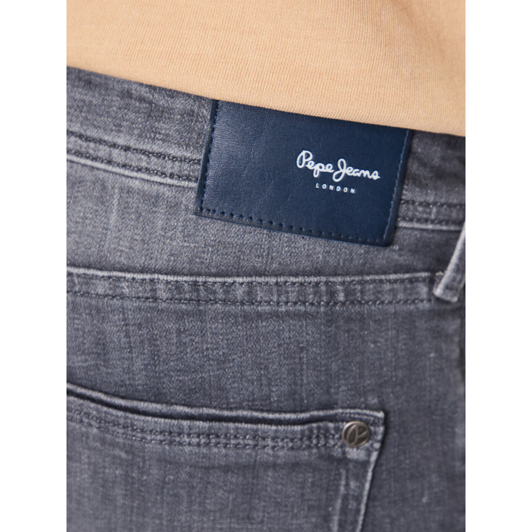 Pepe Jeans Jeansy Stanley PM206326 Šedá Taper Fit - Pepit.cz