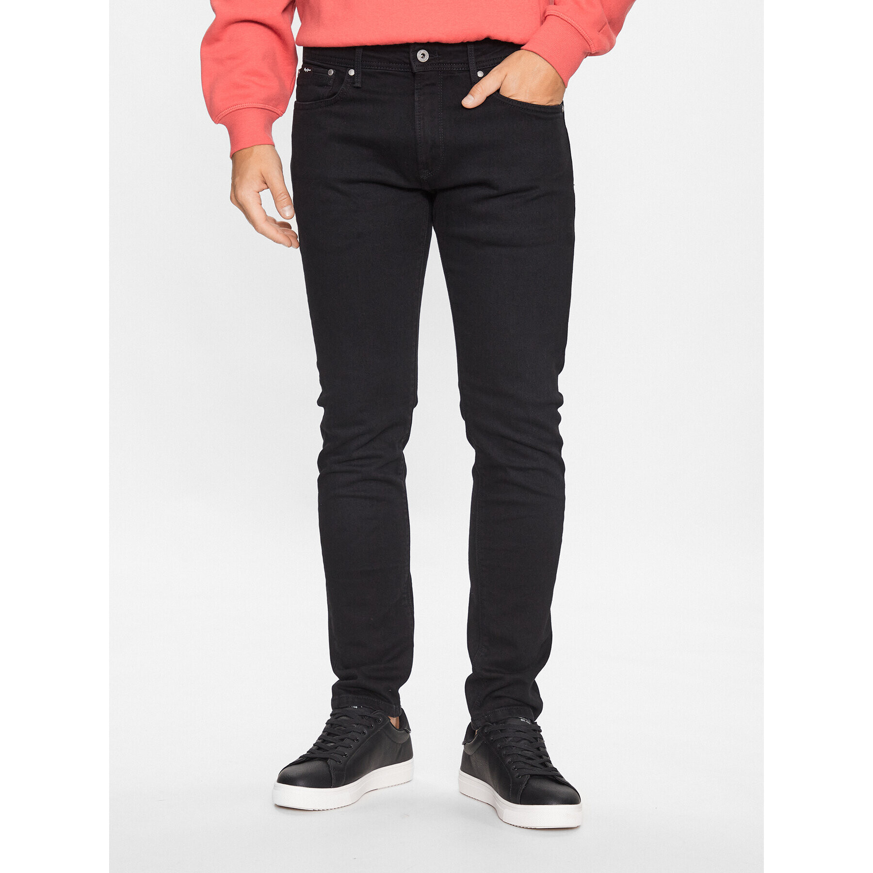 Pepe Jeans Jeansy Stanley PM206326 Černá Slim Fit - Pepit.cz