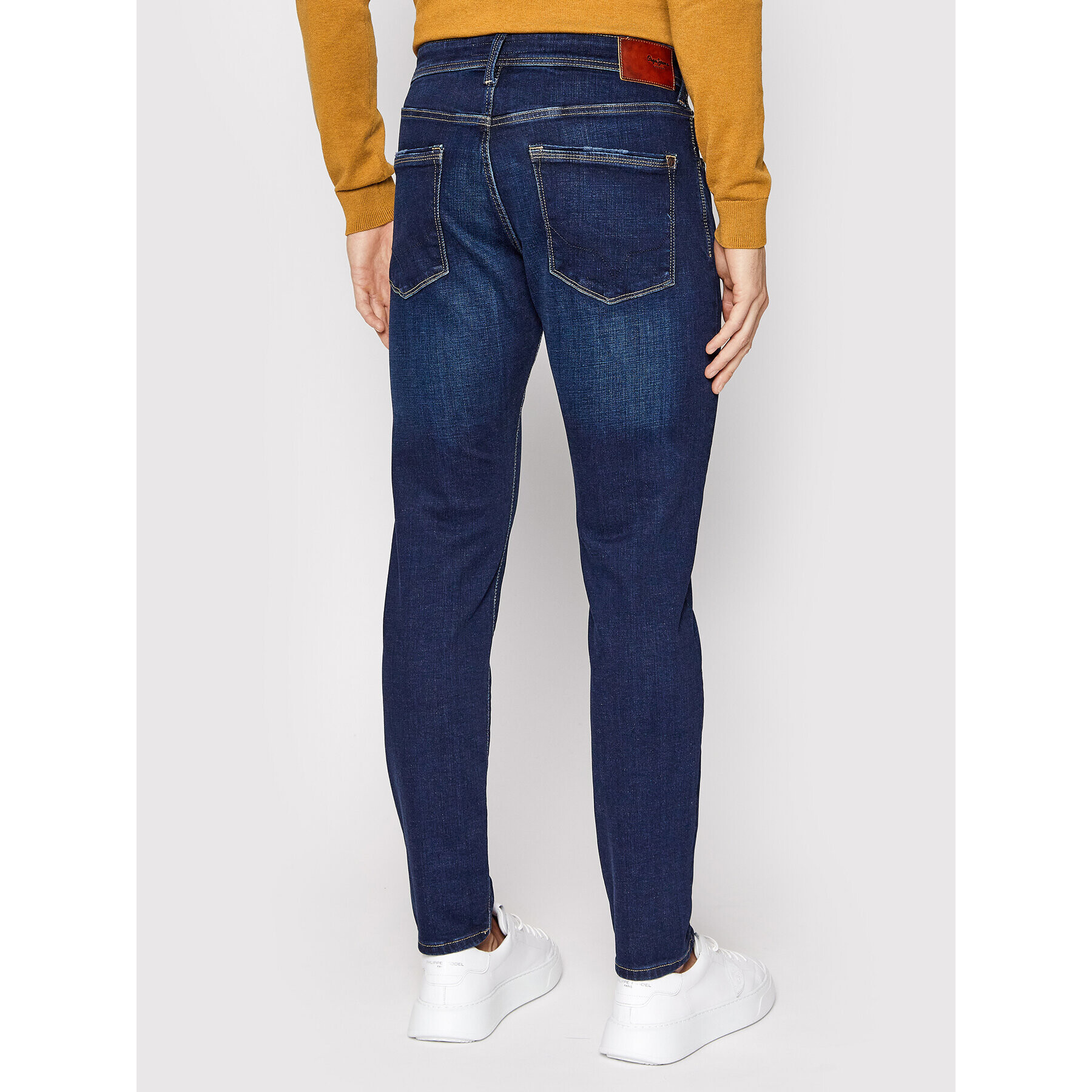 Pepe Jeans Jeansy Stanley PM206326 Tmavomodrá Tapered Fit - Pepit.cz