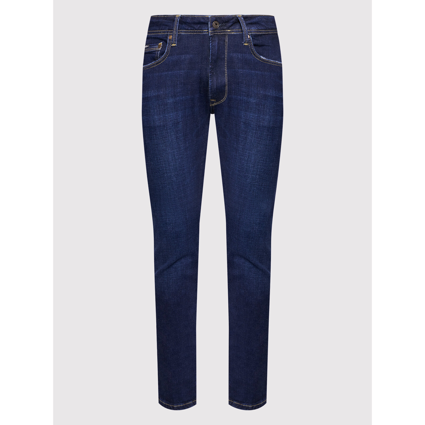 Pepe Jeans Jeansy Stanley PM206326 Tmavomodrá Tapered Fit - Pepit.cz