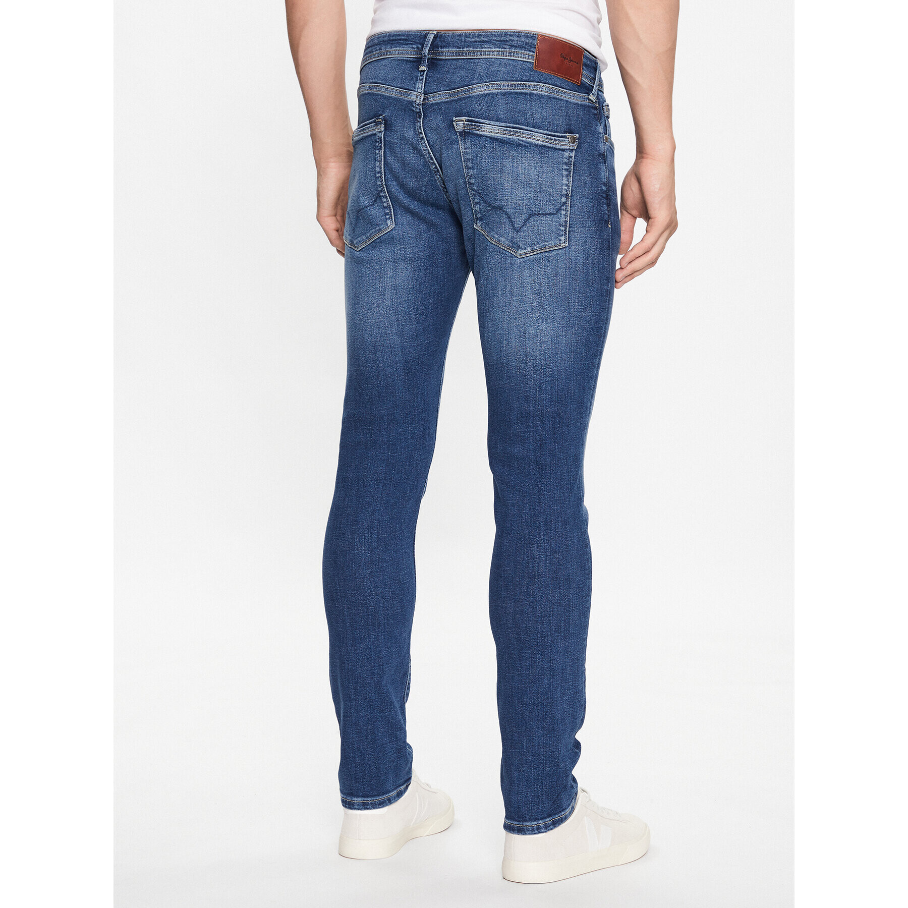 Pepe Jeans Jeansy Stanley PM206326HS6 Modrá Tapered Fit - Pepit.cz