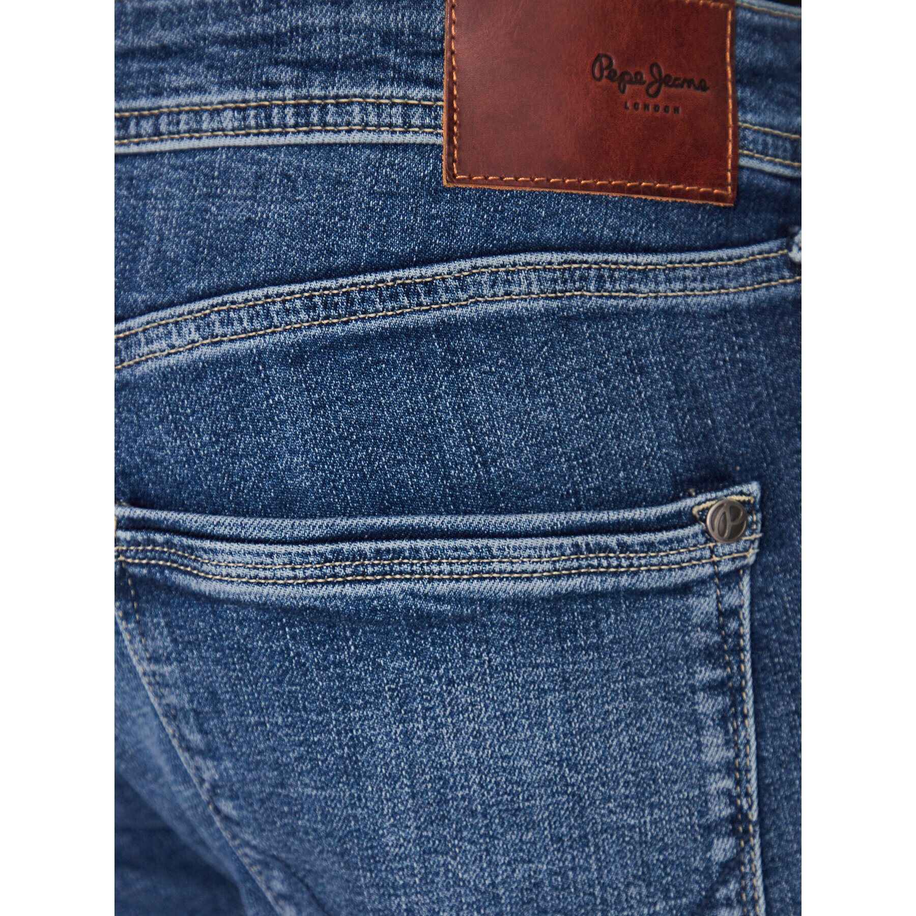 Pepe Jeans Jeansy Stanley PM206326HS6 Modrá Tapered Fit - Pepit.cz