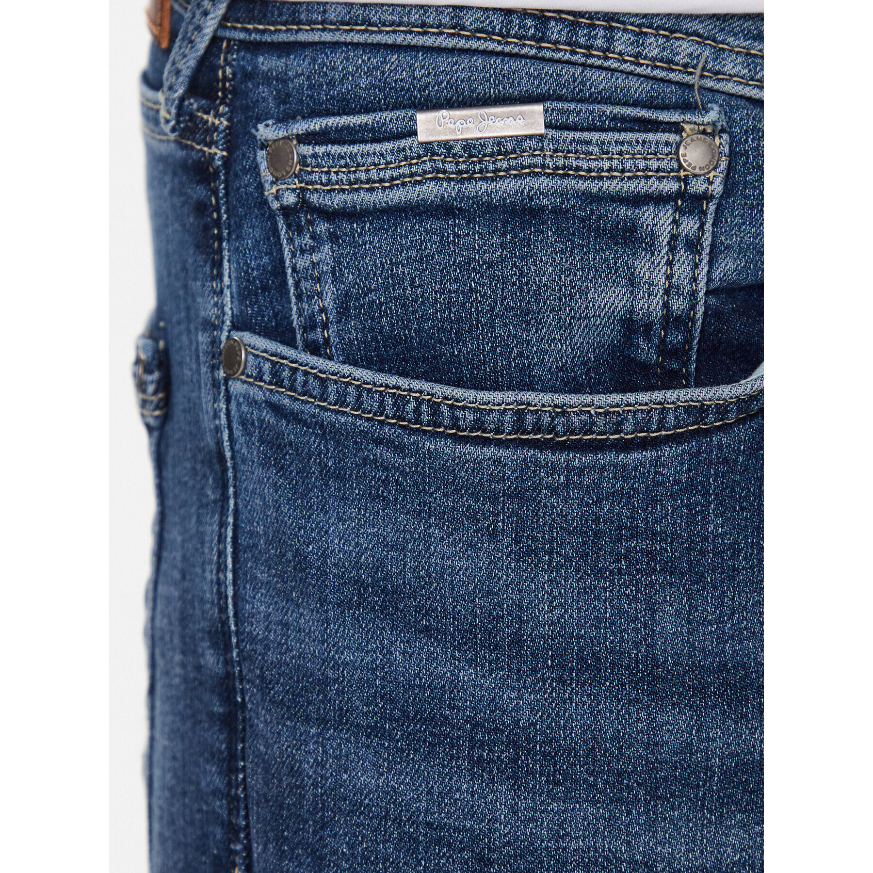 Pepe Jeans Jeansy Stanley PM206326HS6 Modrá Tapered Fit - Pepit.cz