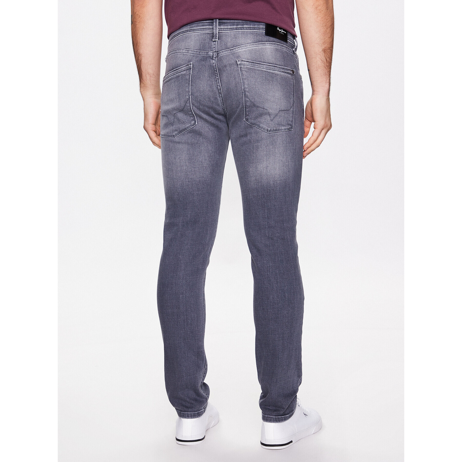 Pepe Jeans Jeansy Stanley PM206326UE8 Šedá Regular Fit - Pepit.cz