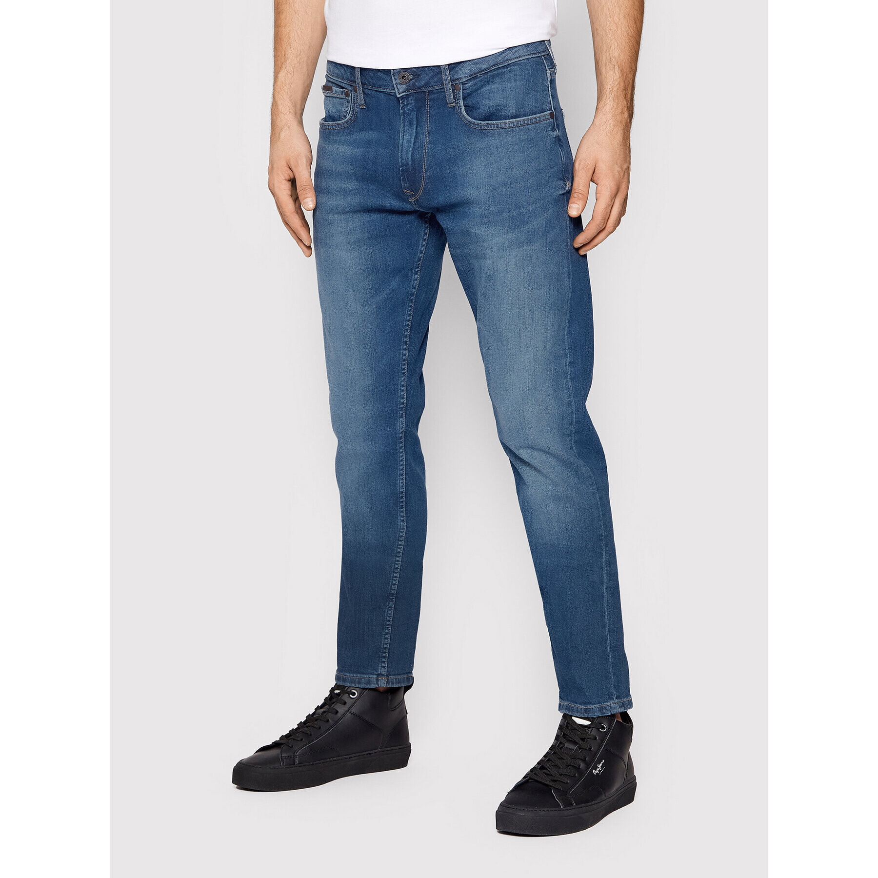 Pepe Jeans Jeansy Stanley PM206327 Modrá Slim Fit - Pepit.cz