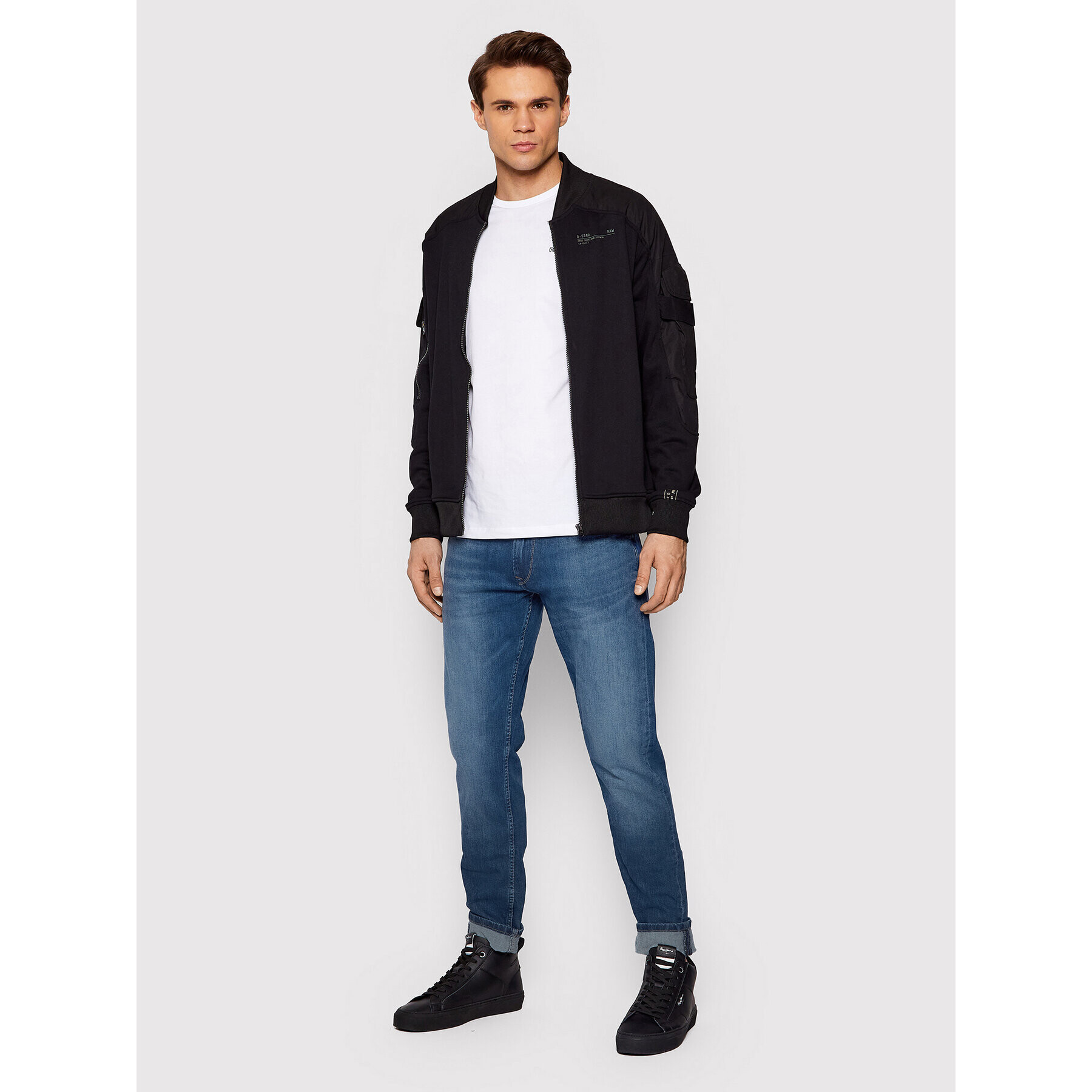 Pepe Jeans Jeansy Stanley PM206327 Modrá Slim Fit - Pepit.cz