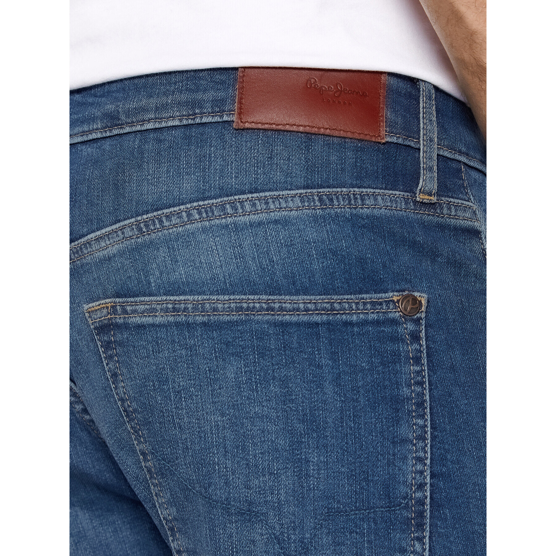 Pepe Jeans Jeansy Stanley PM206327 Modrá Slim Fit - Pepit.cz