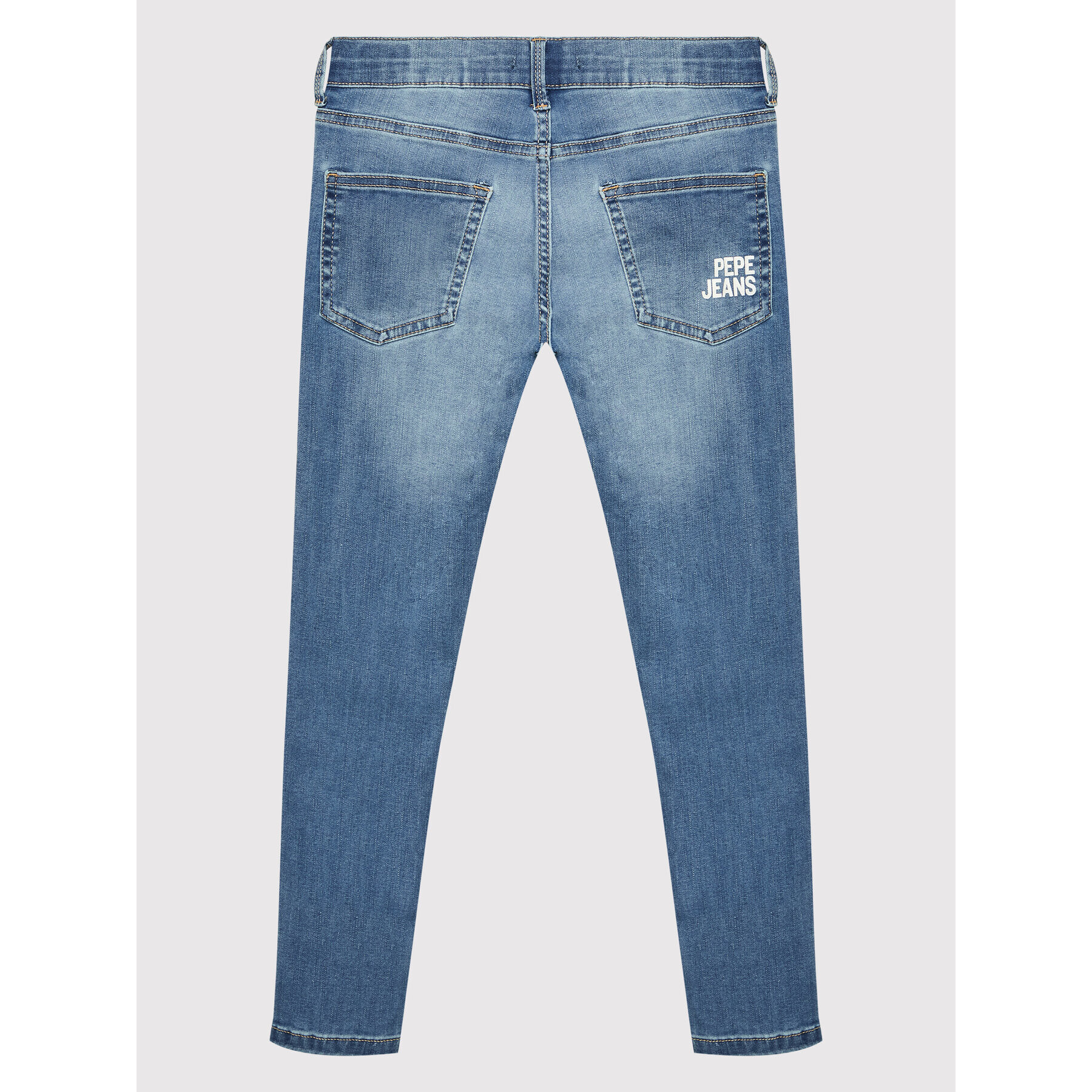 Pepe Jeans Jeansy Teo PB201842 Modrá Super Skinny Fit - Pepit.cz