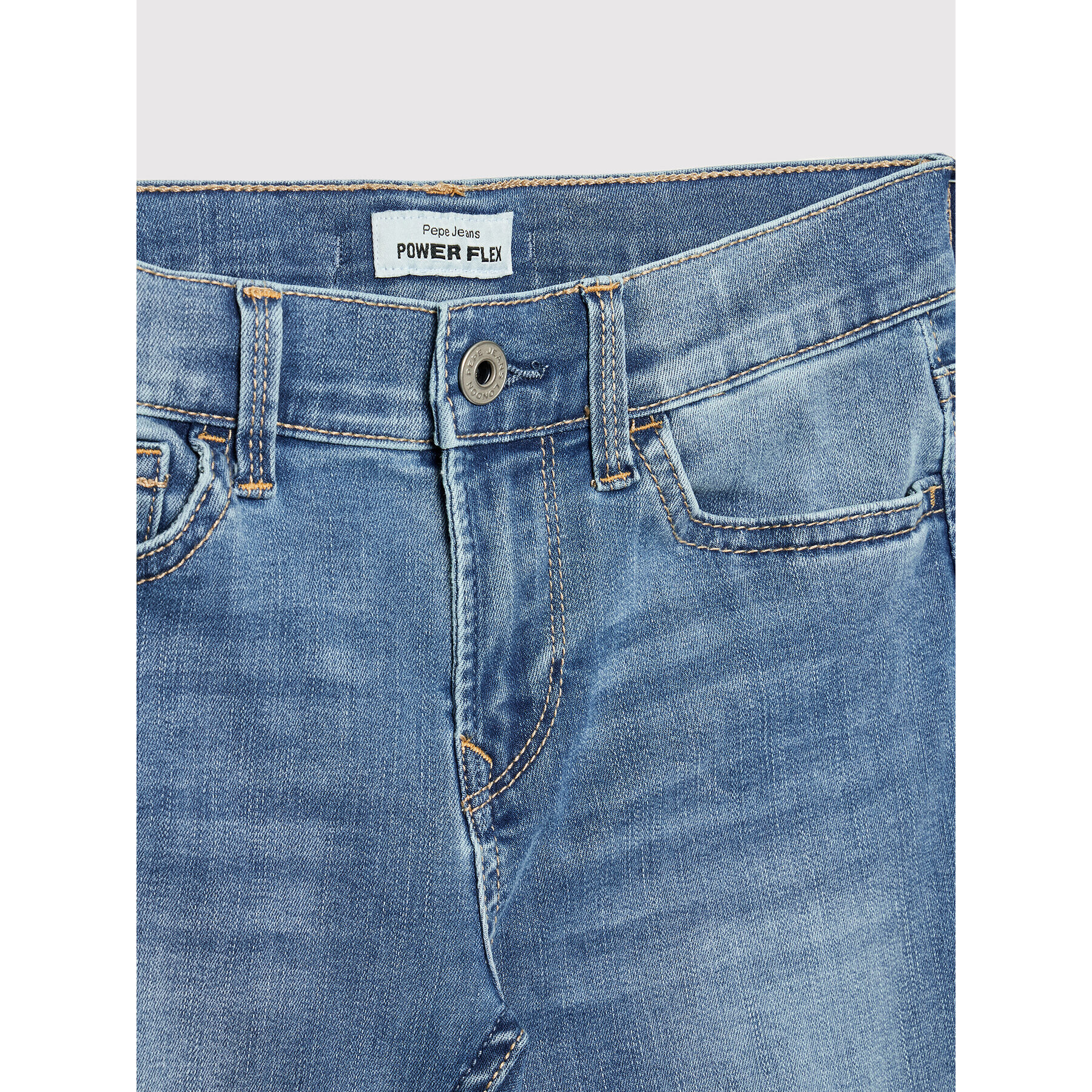 Pepe Jeans Jeansy Teo PB201842 Modrá Super Skinny Fit - Pepit.cz