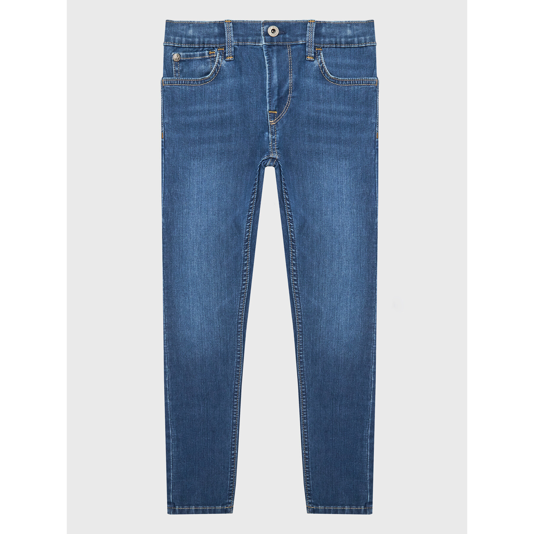 Pepe Jeans Jeansy Teo PB201842JR8 Modrá Super Skinny Fit - Pepit.cz