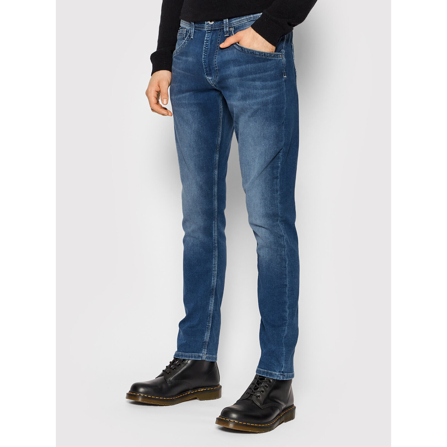 Pepe Jeans Jeansy Track PM206328 Modrá Regular Fit - Pepit.cz