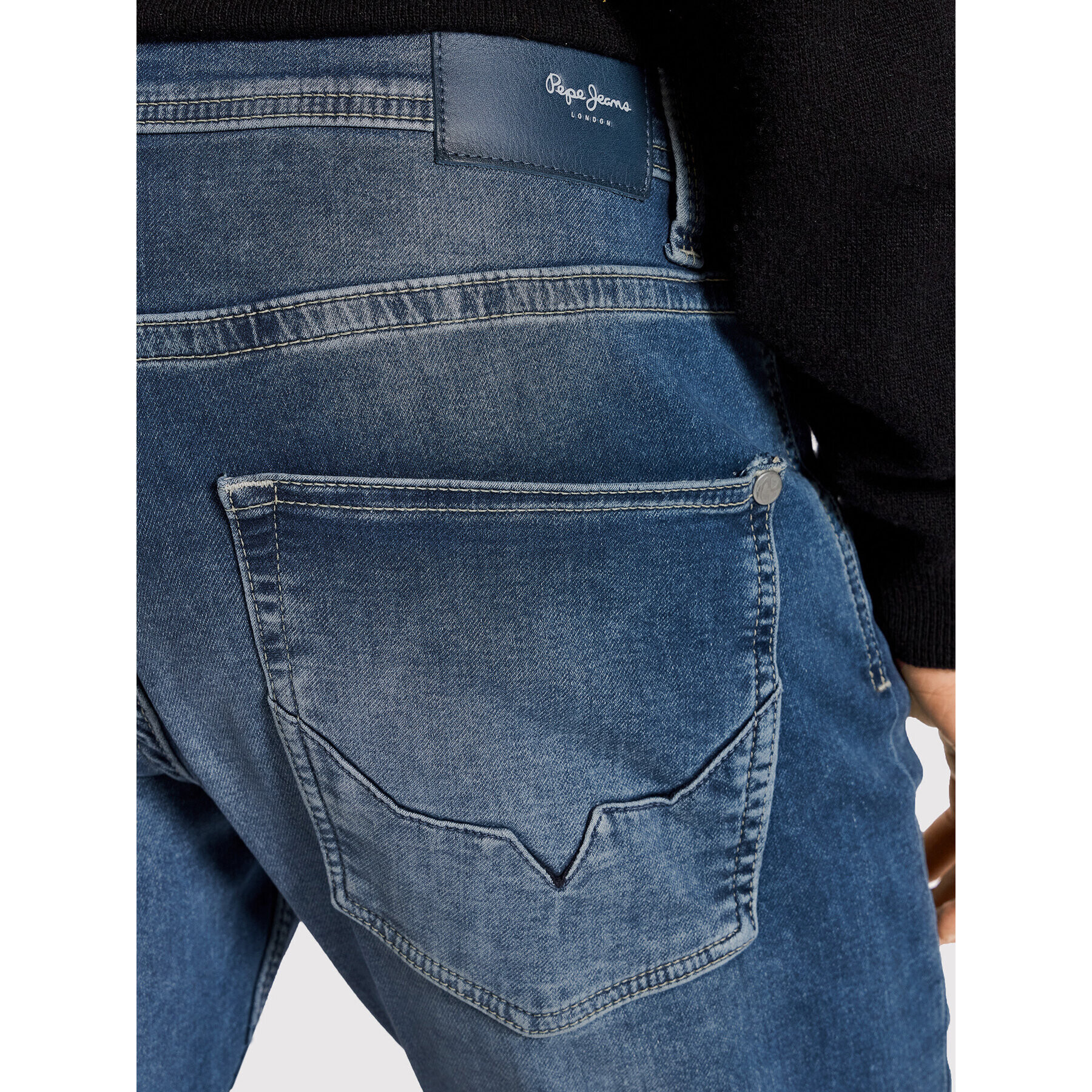 Pepe Jeans Jeansy Track PM206328 Modrá Regular Fit - Pepit.cz