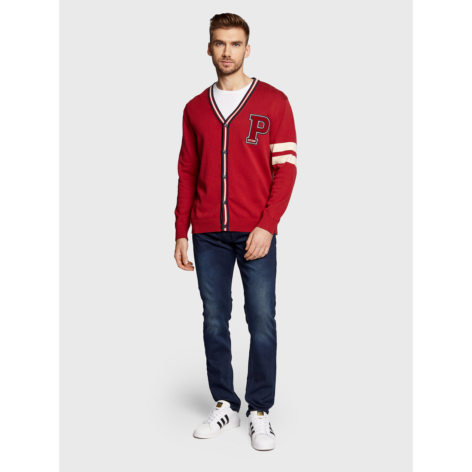 Pepe Jeans Jeansy Track PM206328 Tmavomodrá Regular Fit - Pepit.cz