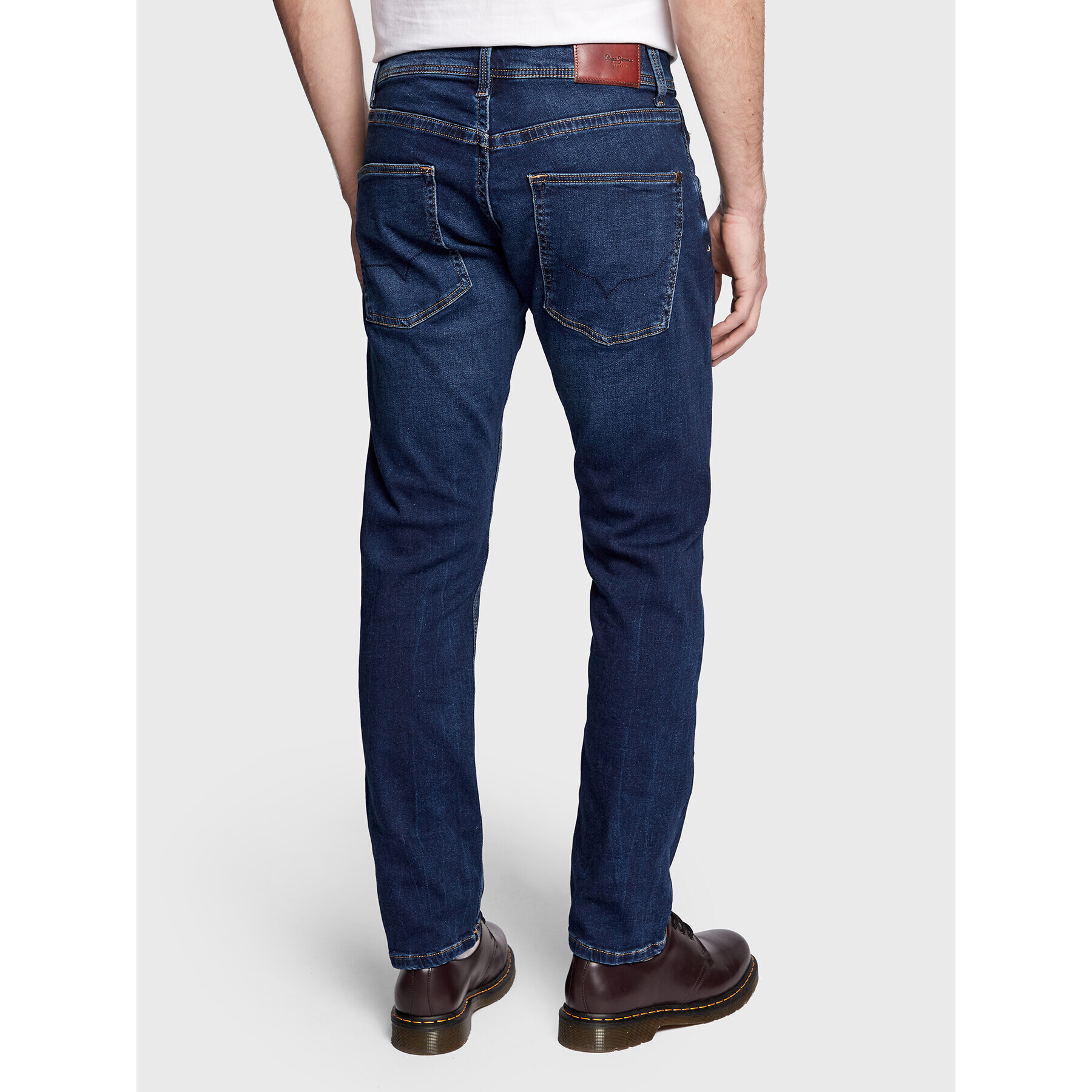 Pepe Jeans Jeansy Track PM206328 Tmavomodrá Regular Fit - Pepit.cz