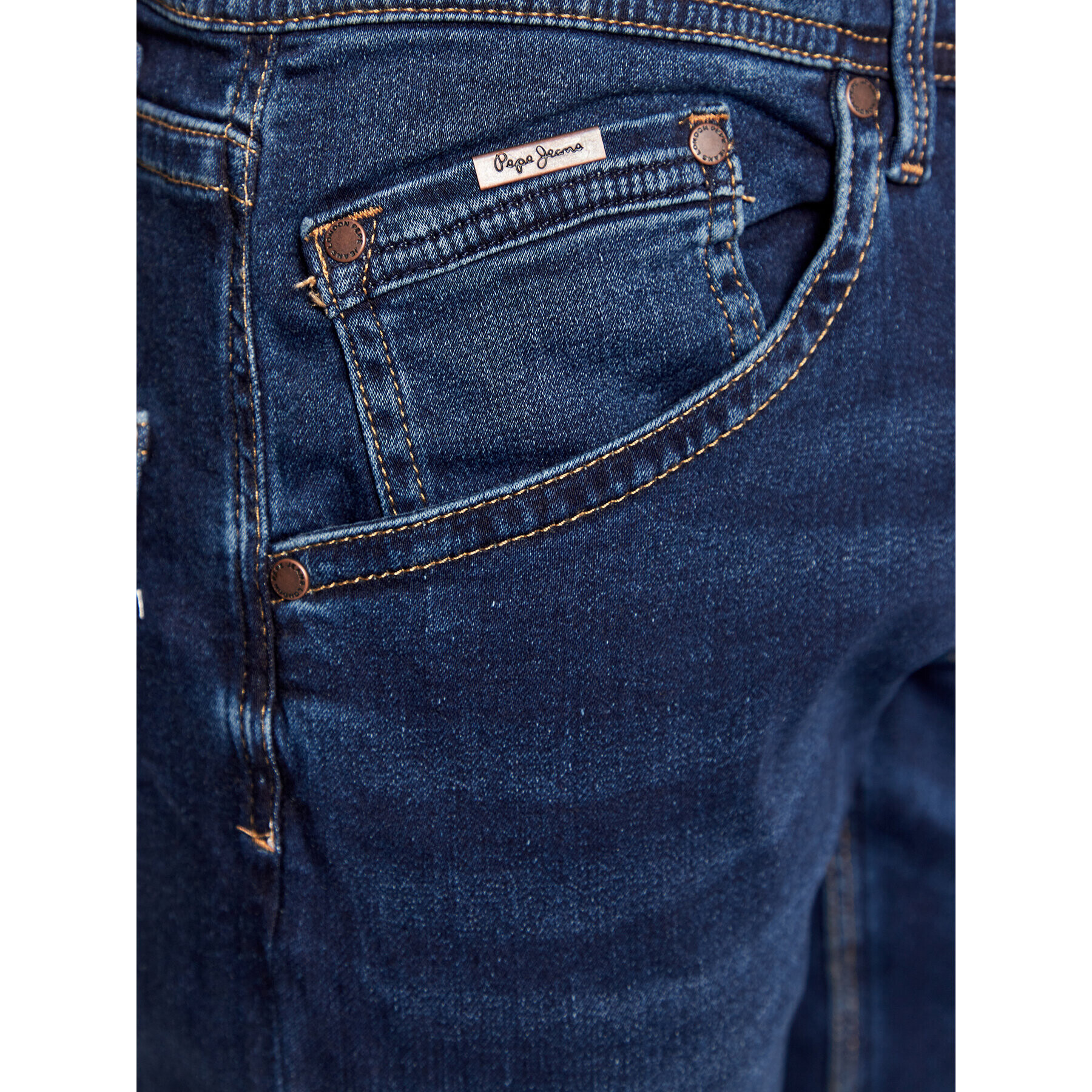 Pepe Jeans Jeansy Track PM206328 Tmavomodrá Regular Fit - Pepit.cz